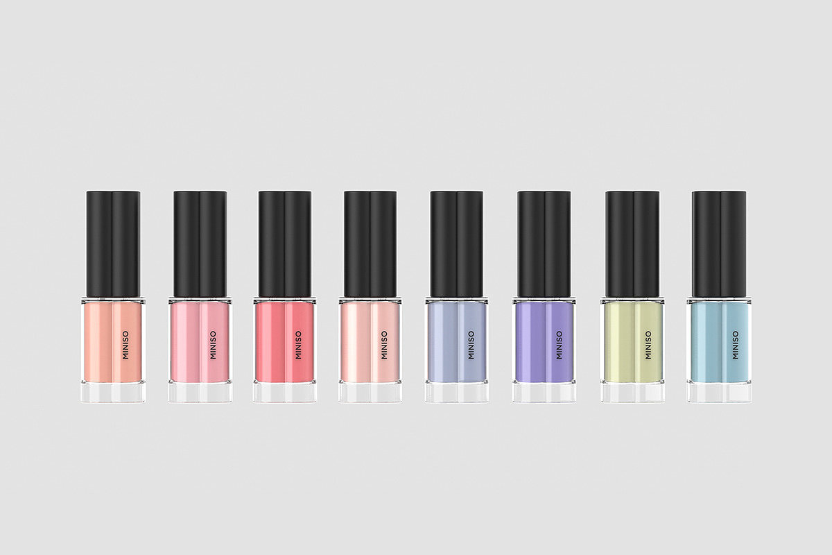 Nail Polish，product design，Plastic，