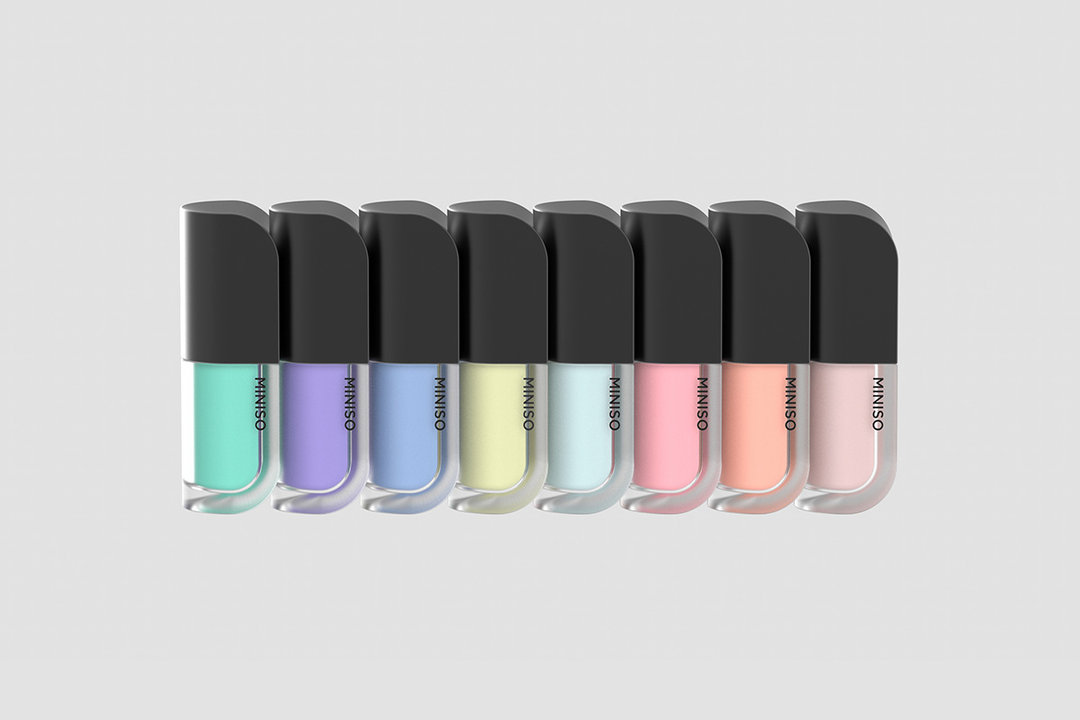 Nail Polish，product design，Plastic，