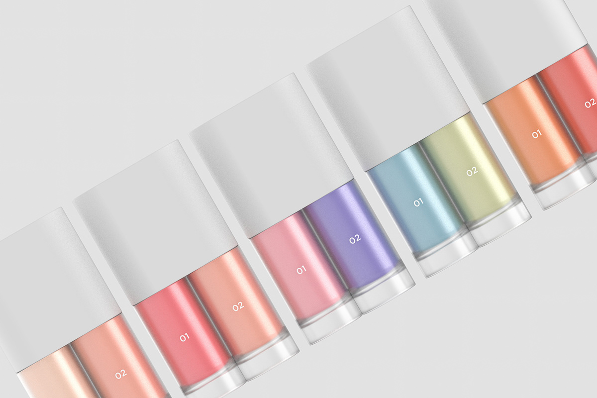 Nail Polish，product design，Plastic，