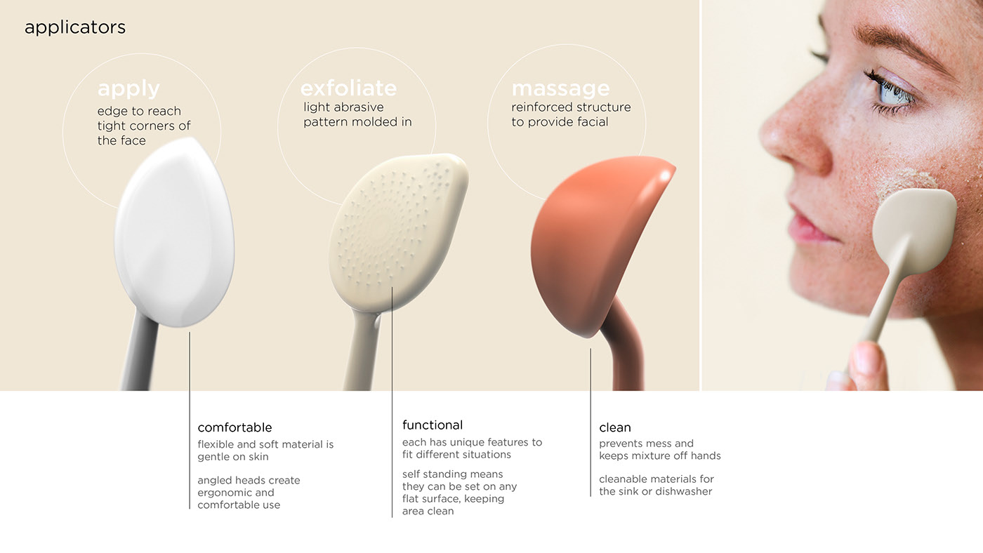 Leatherwear，Facial care tools，conceptual design，