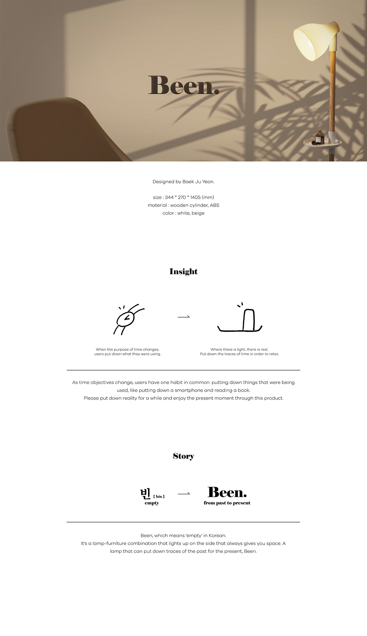 Been，Lamp design，white，