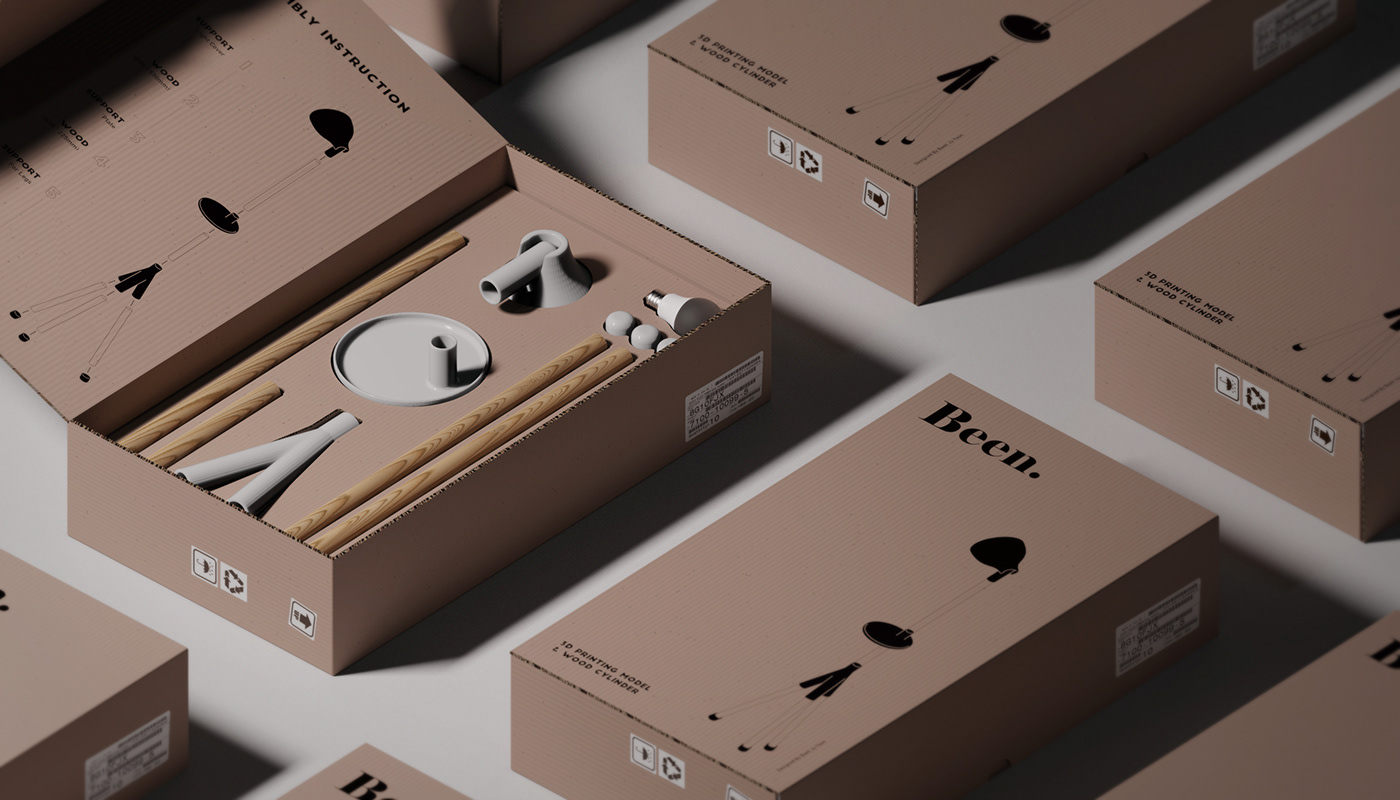 Been，Lamp design，white，