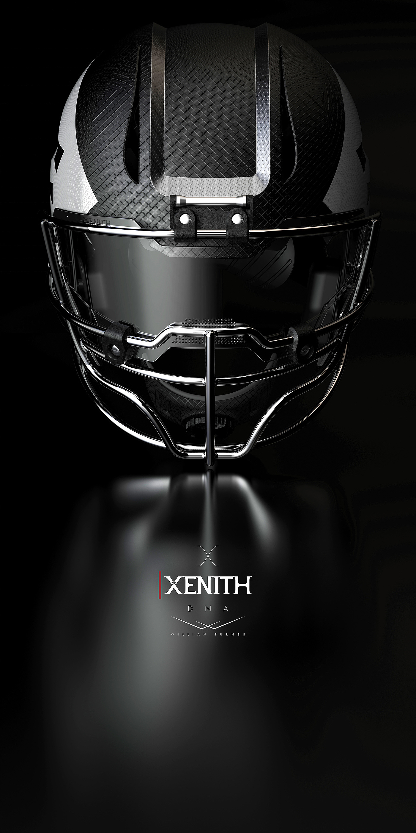 Xenith DNA，Football helmet，white，