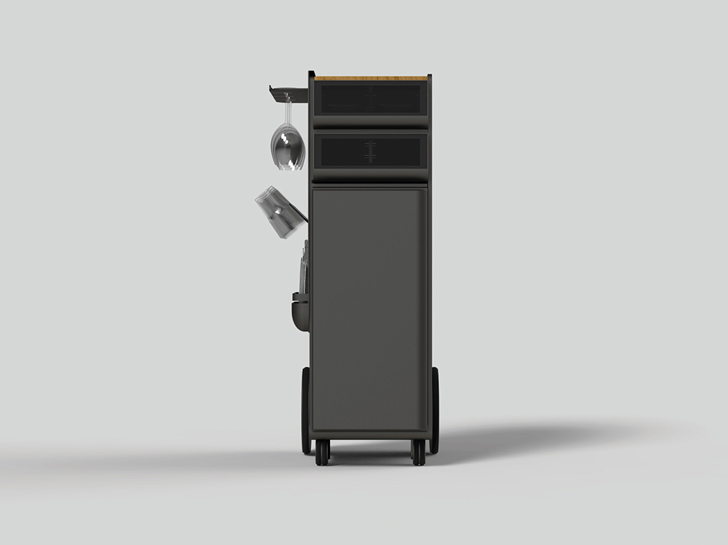 white，Refrigerator，Multifunctional food truck，