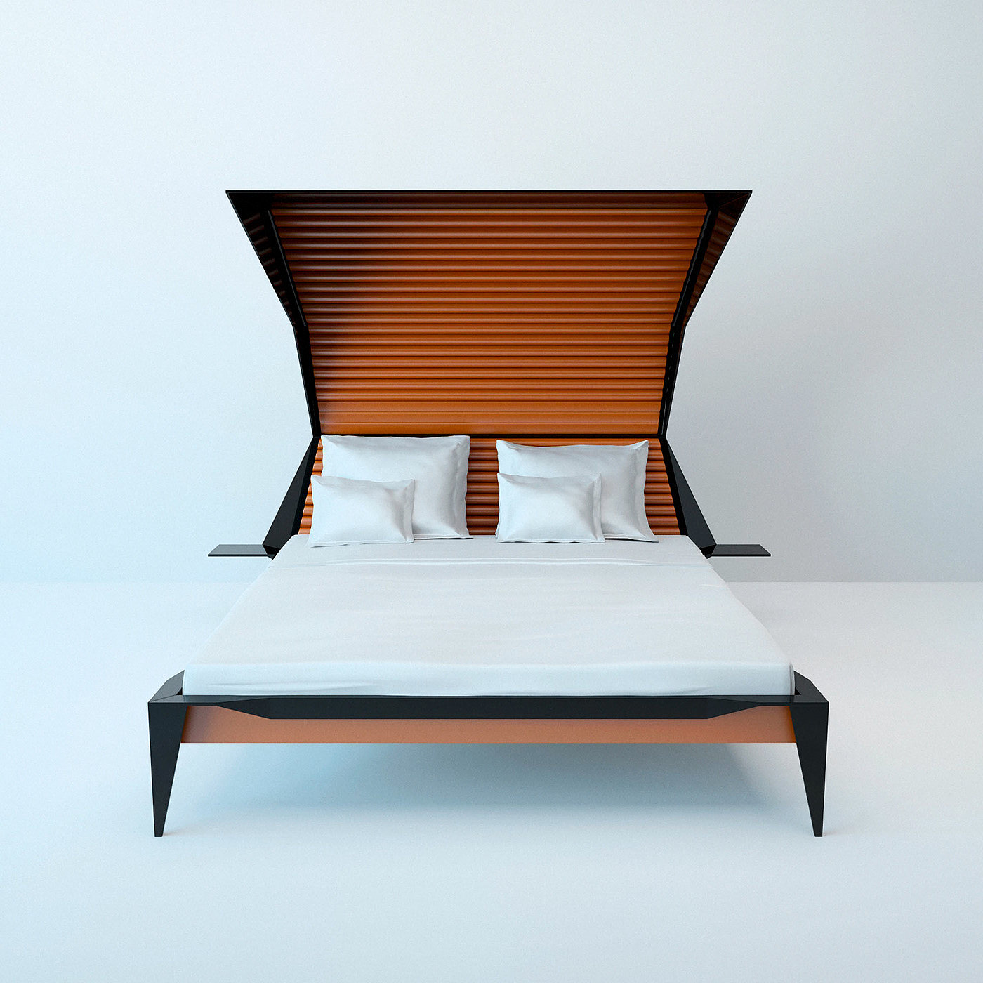 Home furniture，Bed，conceptual design，bedroom，Bedman，Interior design，deformation，