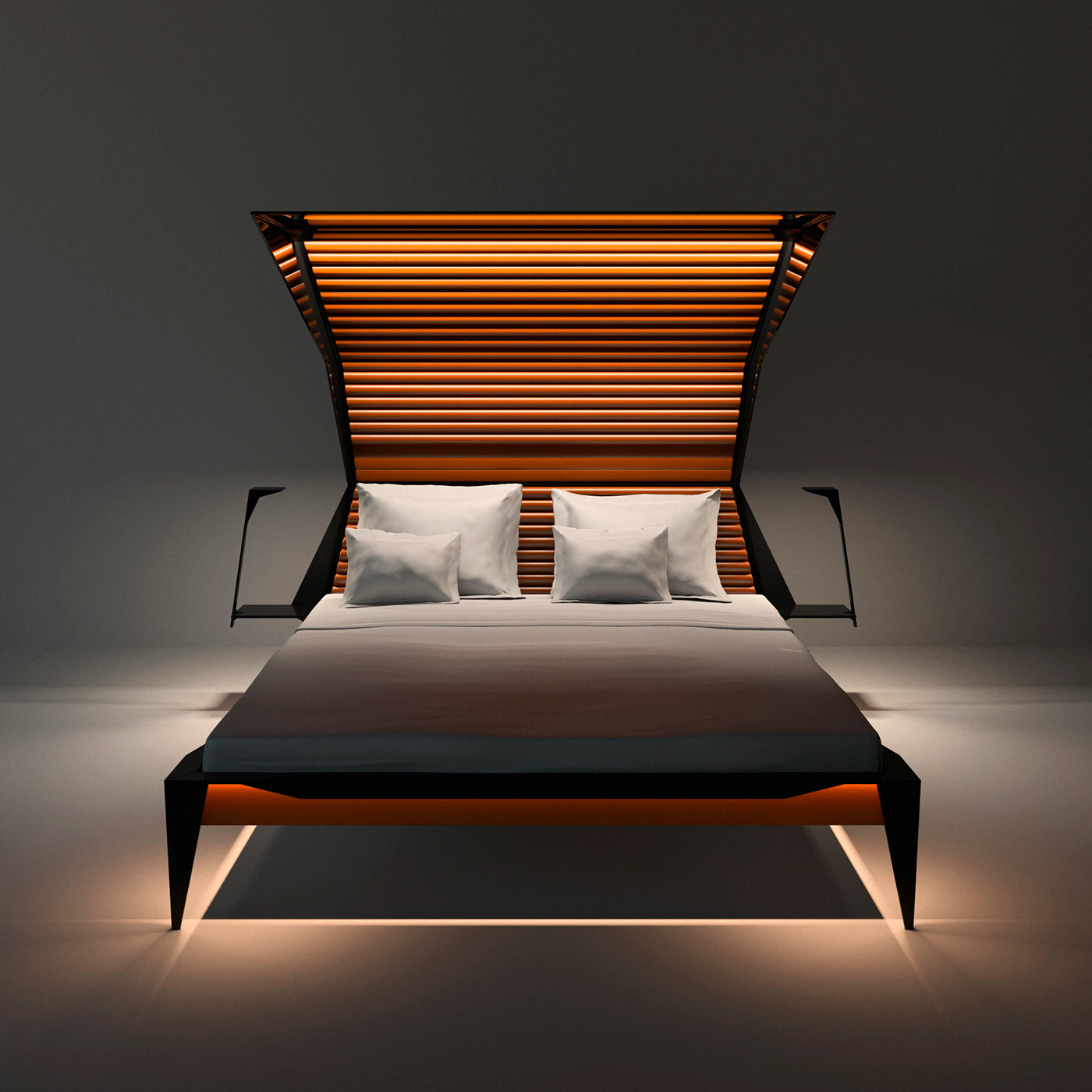 Home furniture，Bed，conceptual design，bedroom，Bedman，Interior design，deformation，