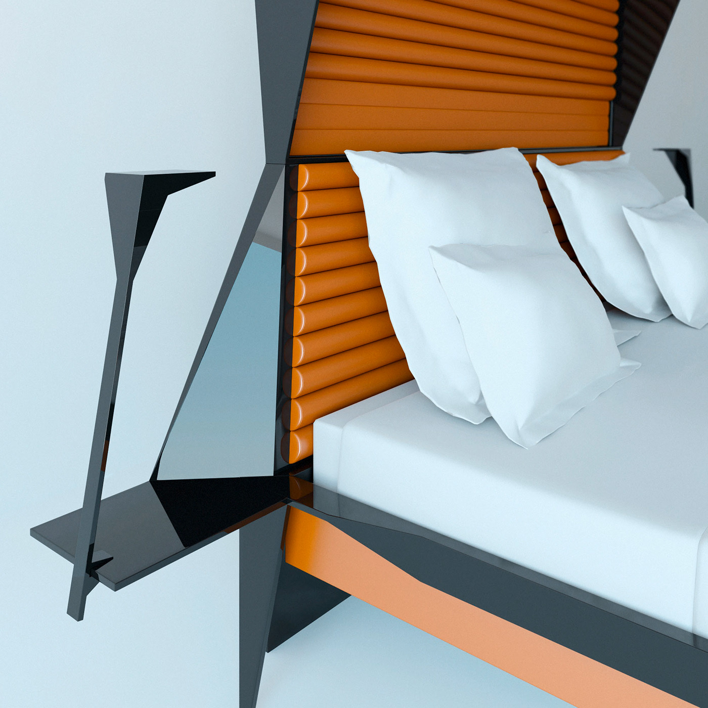 Home furniture，Bed，conceptual design，bedroom，Bedman，Interior design，deformation，