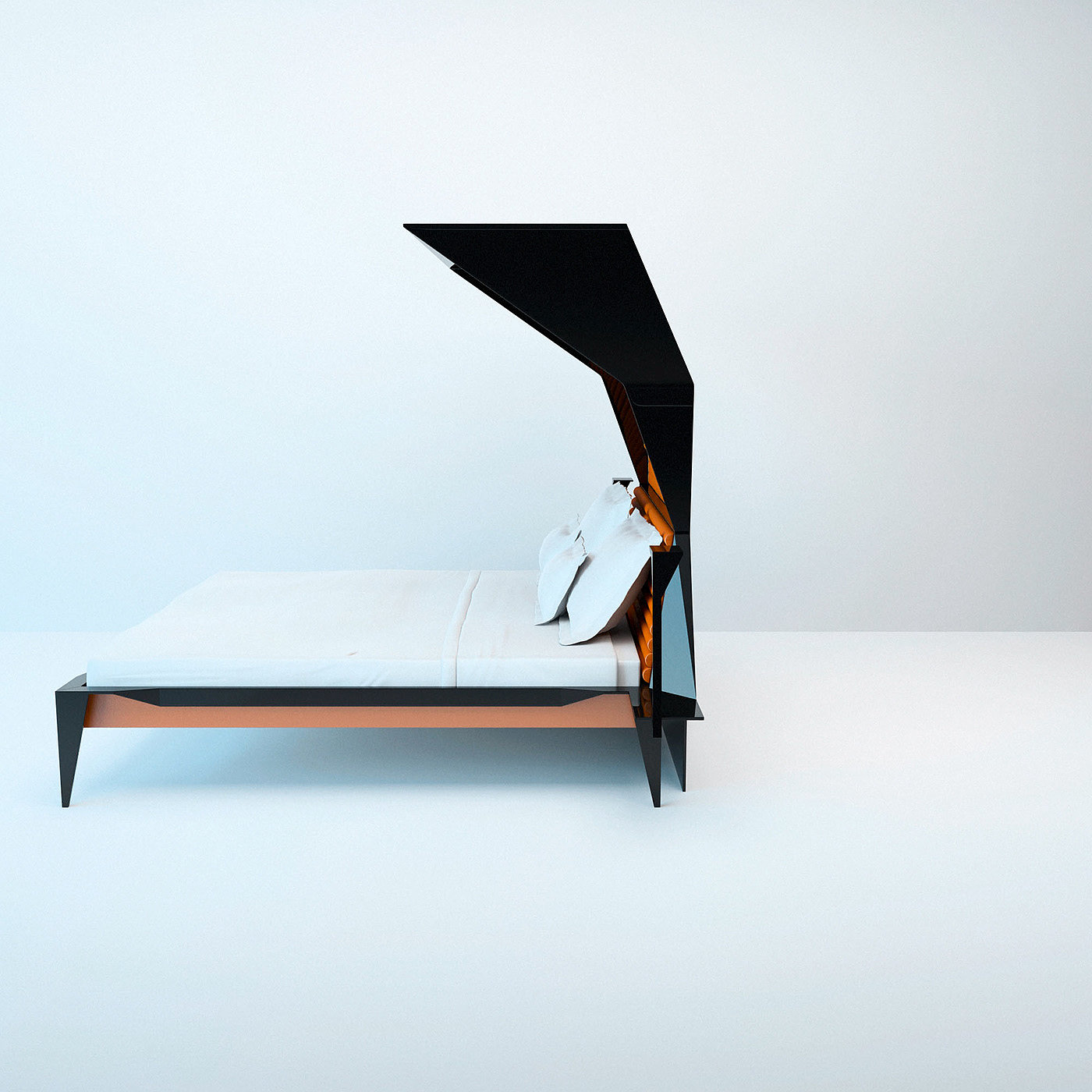 Home furniture，Bed，conceptual design，bedroom，Bedman，Interior design，deformation，