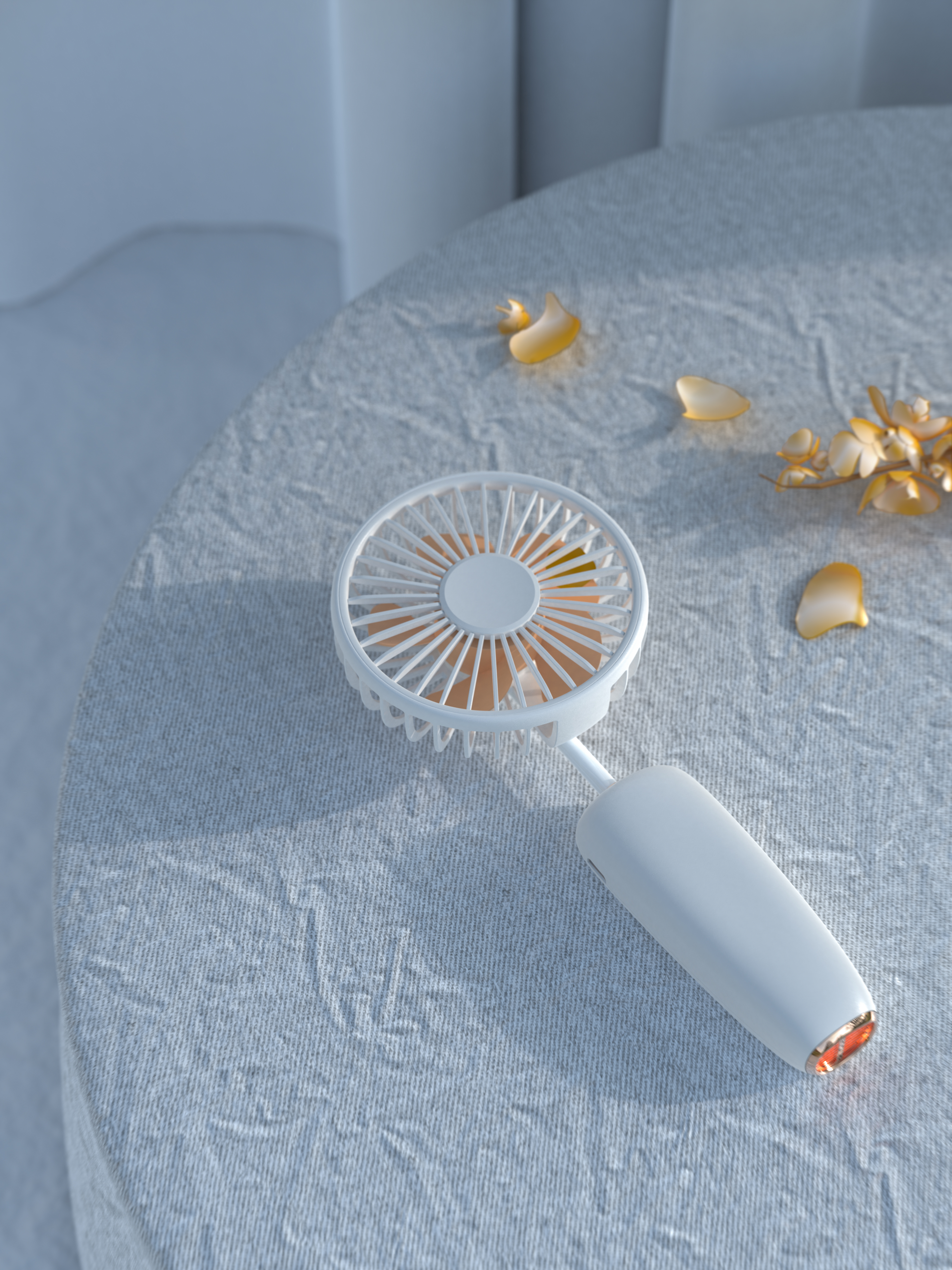 Light Retro，Multi way，Hand held small fan，