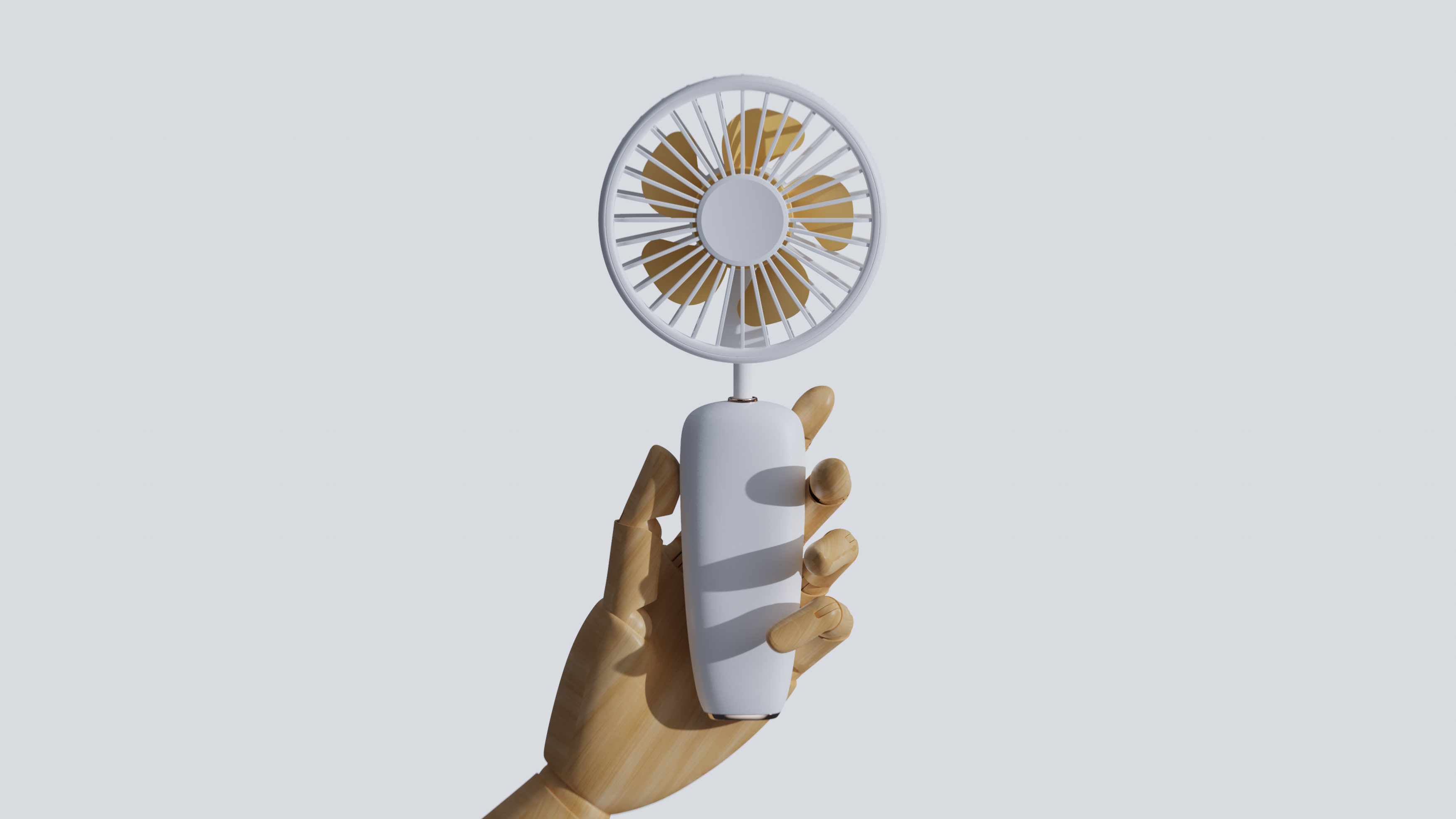 Light Retro，Multi way，Hand held small fan，