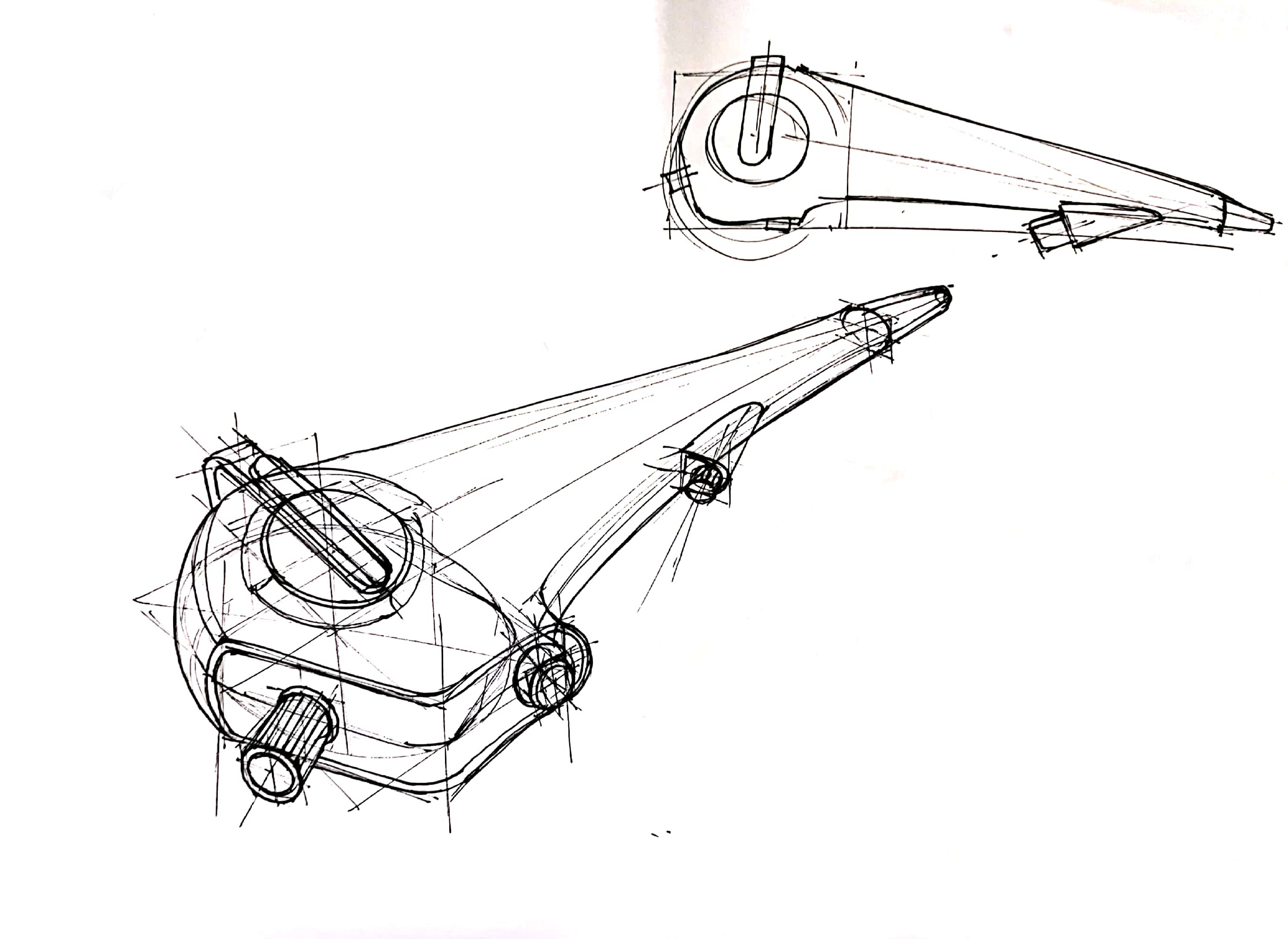 Hand drawn，industrial design，