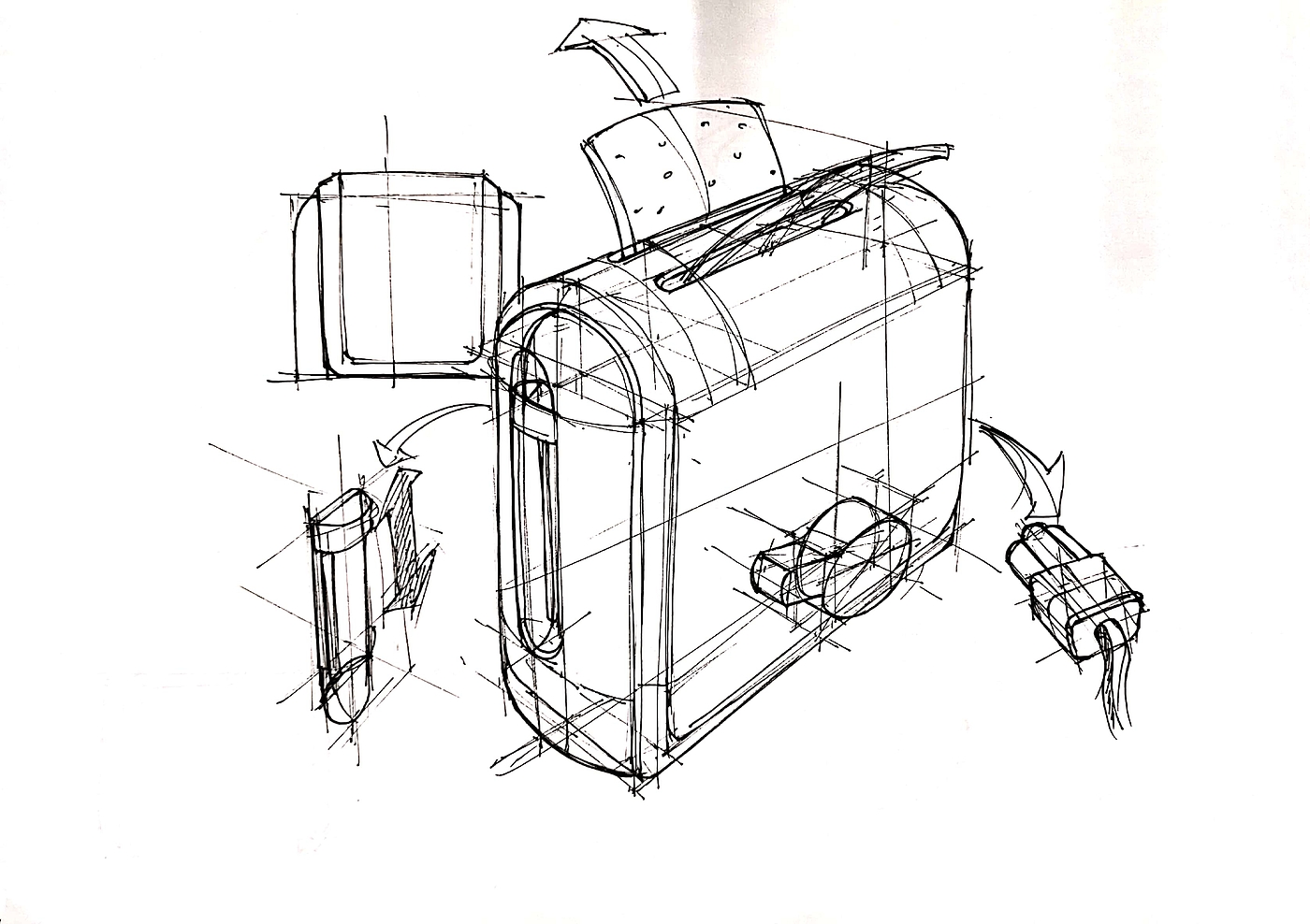 Hand drawn，industrial design，