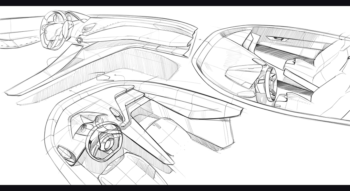 Design draft，Automotive interior，industrial design，product design，vehicle，