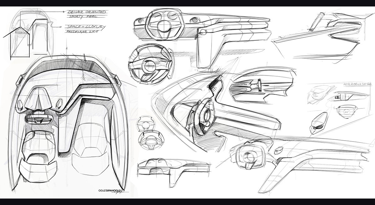 Design draft，Automotive interior，industrial design，product design，vehicle，