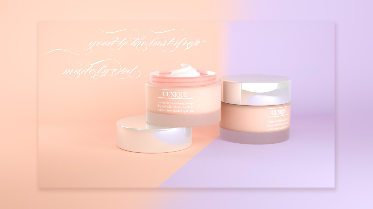 c4d，oc，Cosmetics，poster，