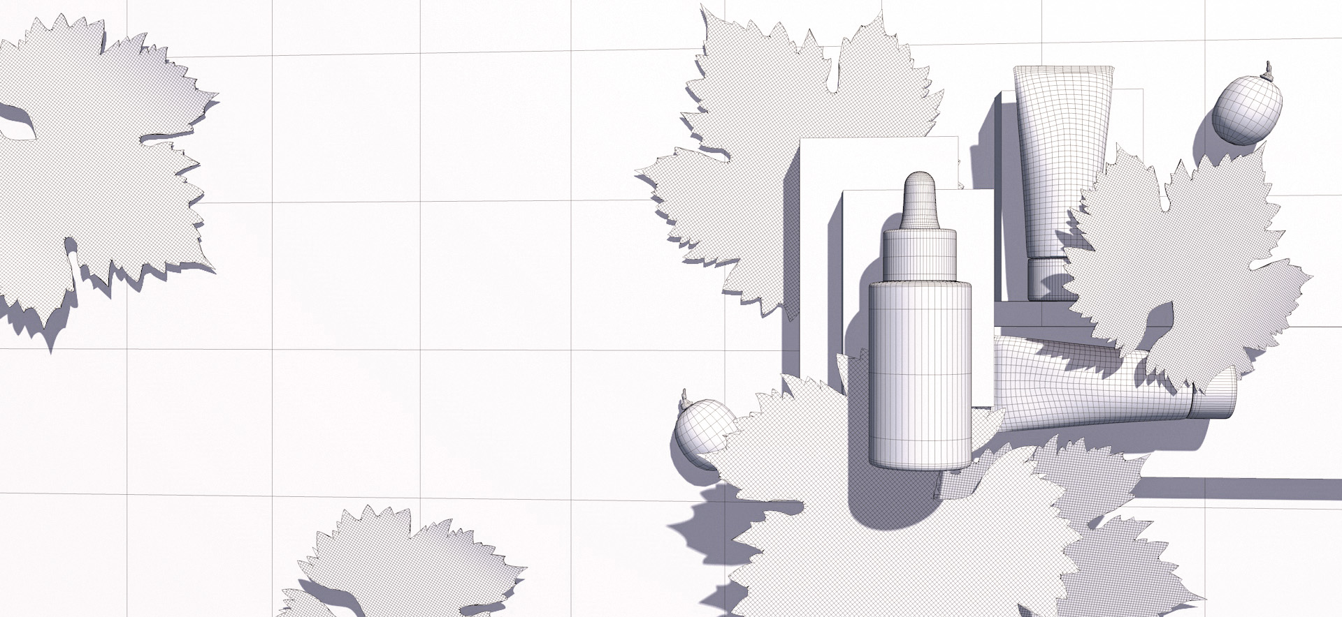 three-dimensional，oc，Cosmetics，c4d，