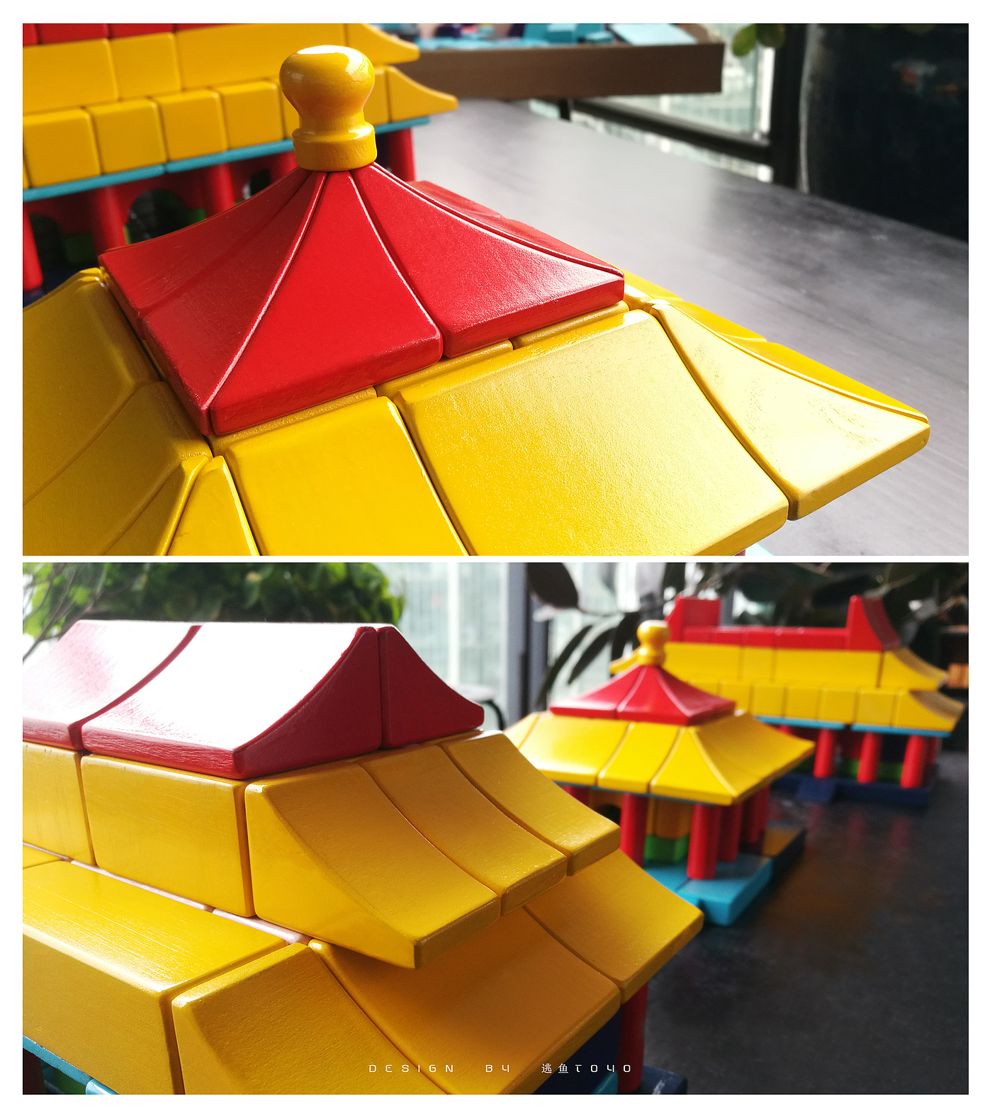 Chinese architectural culture，structure，Puzzle class，Children's building blocks，