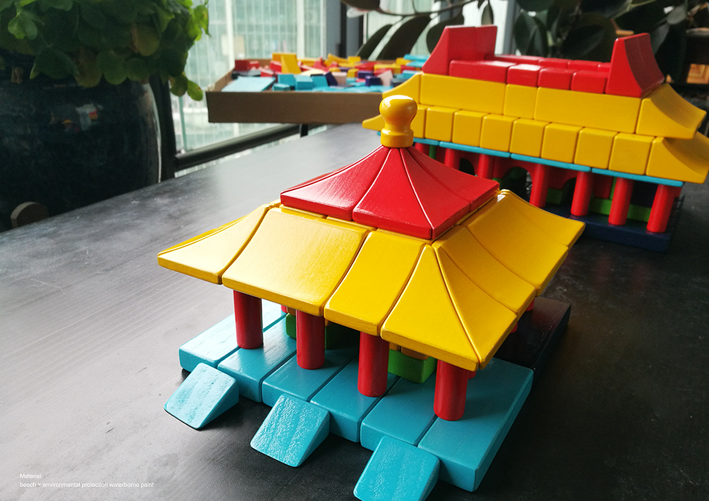 Chinese architectural culture，structure，Puzzle class，Children's building blocks，
