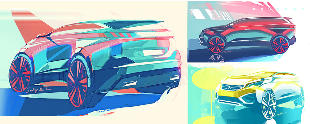 automobile，vehicle，industrial design，Automatic design，modeling，