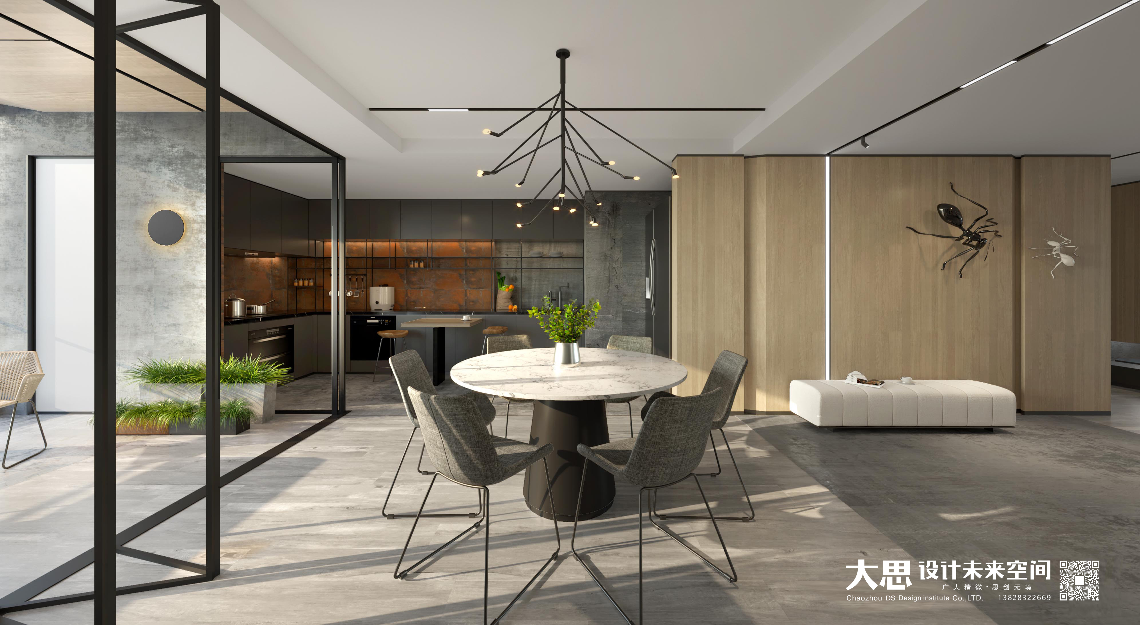 Interior design，Decoration design，Light luxury，Villa design，Home Furnishing，Building interior，Big thinking design，