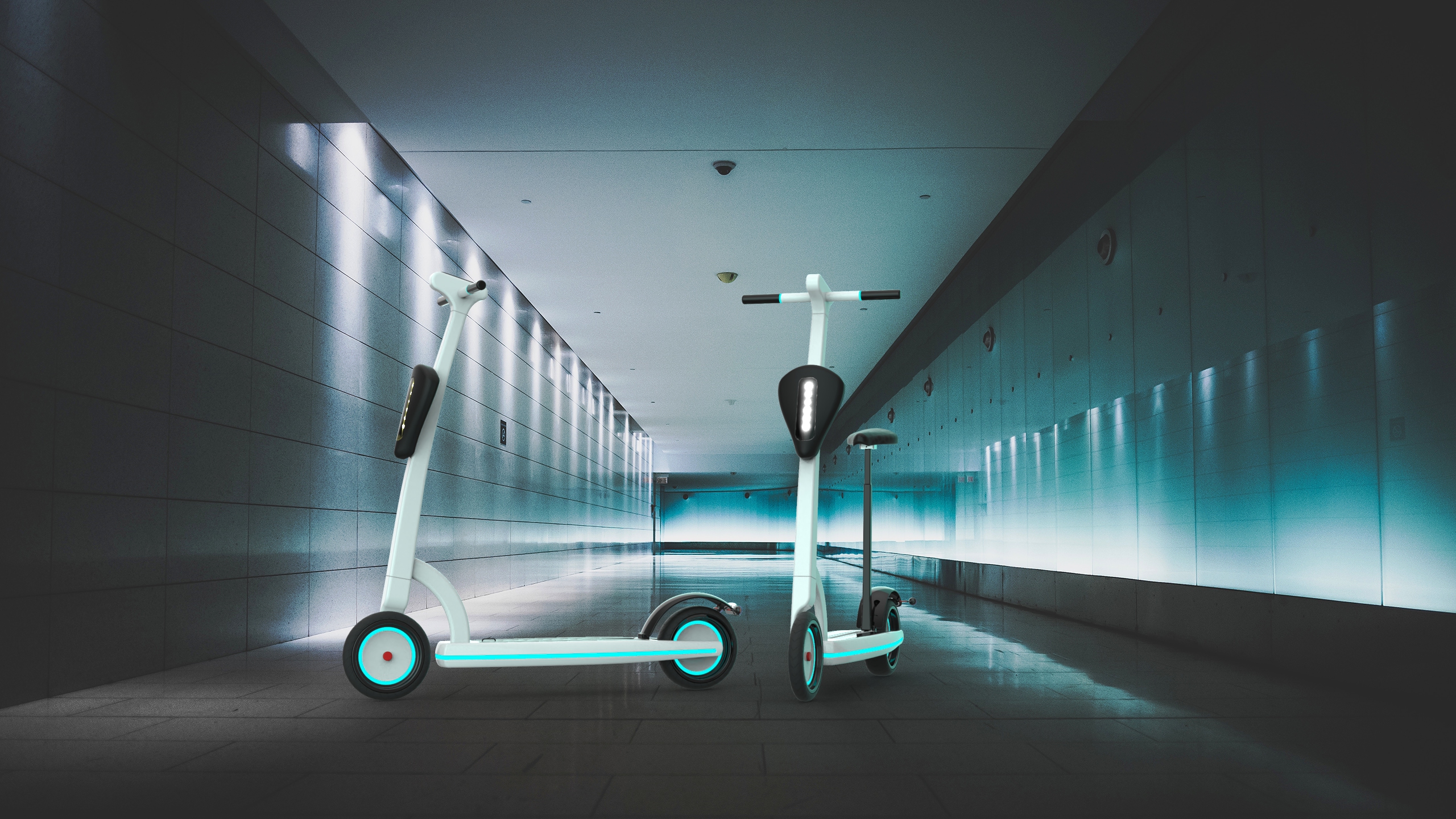 t1电动滑板车——绿色出行,城市代步工具,概念产品.