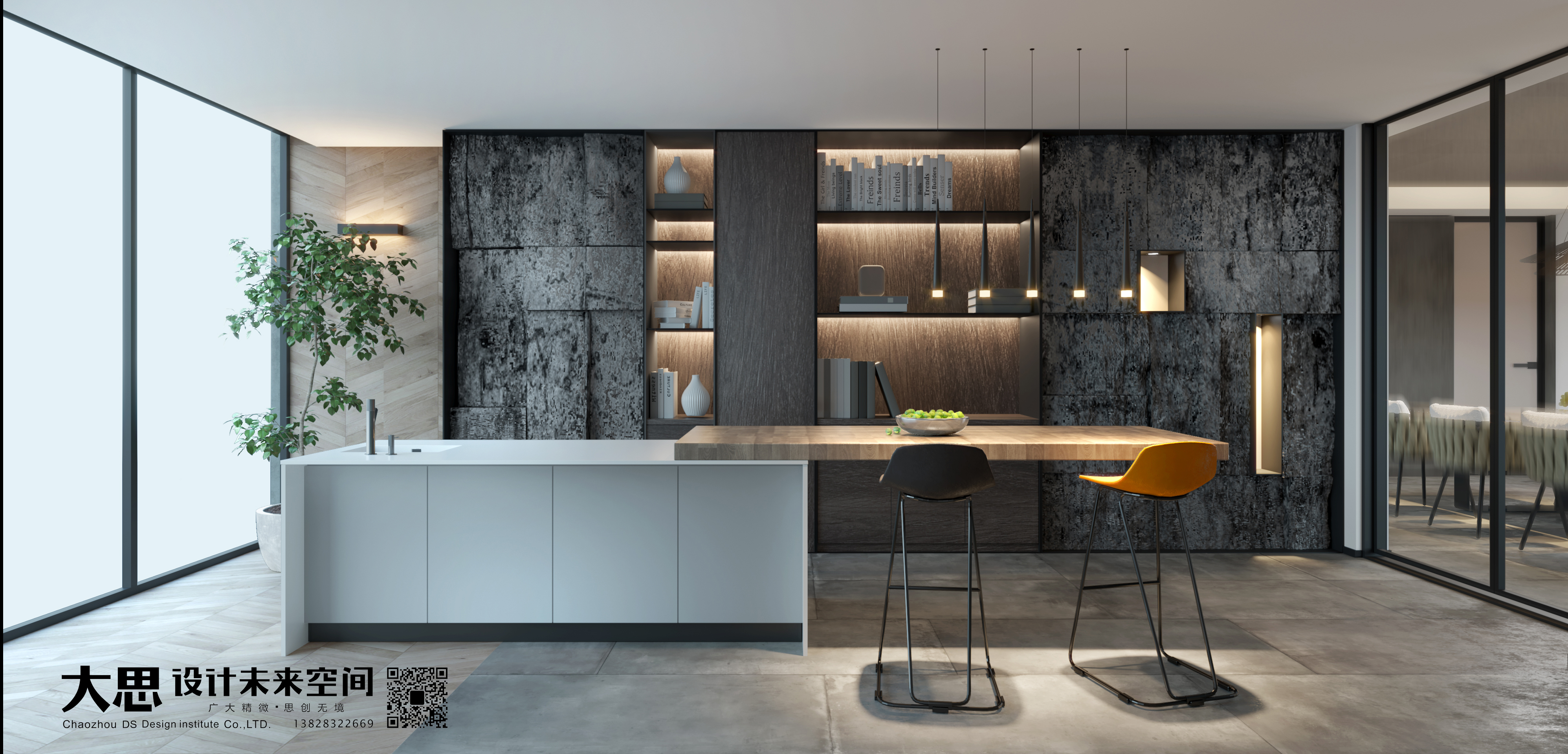 Interior design，Decoration design，Light luxury，Villa design，Home Furnishing，Building interior，Big thinking design，