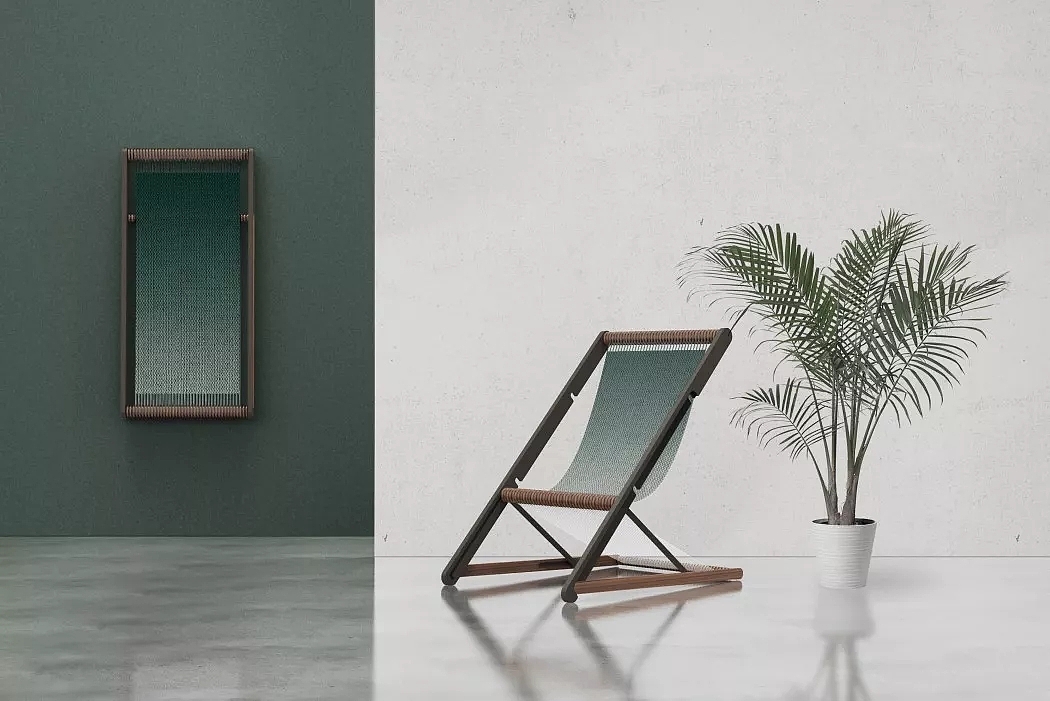 2018 red dot design concept award，Loom，chair，fold，suspension，