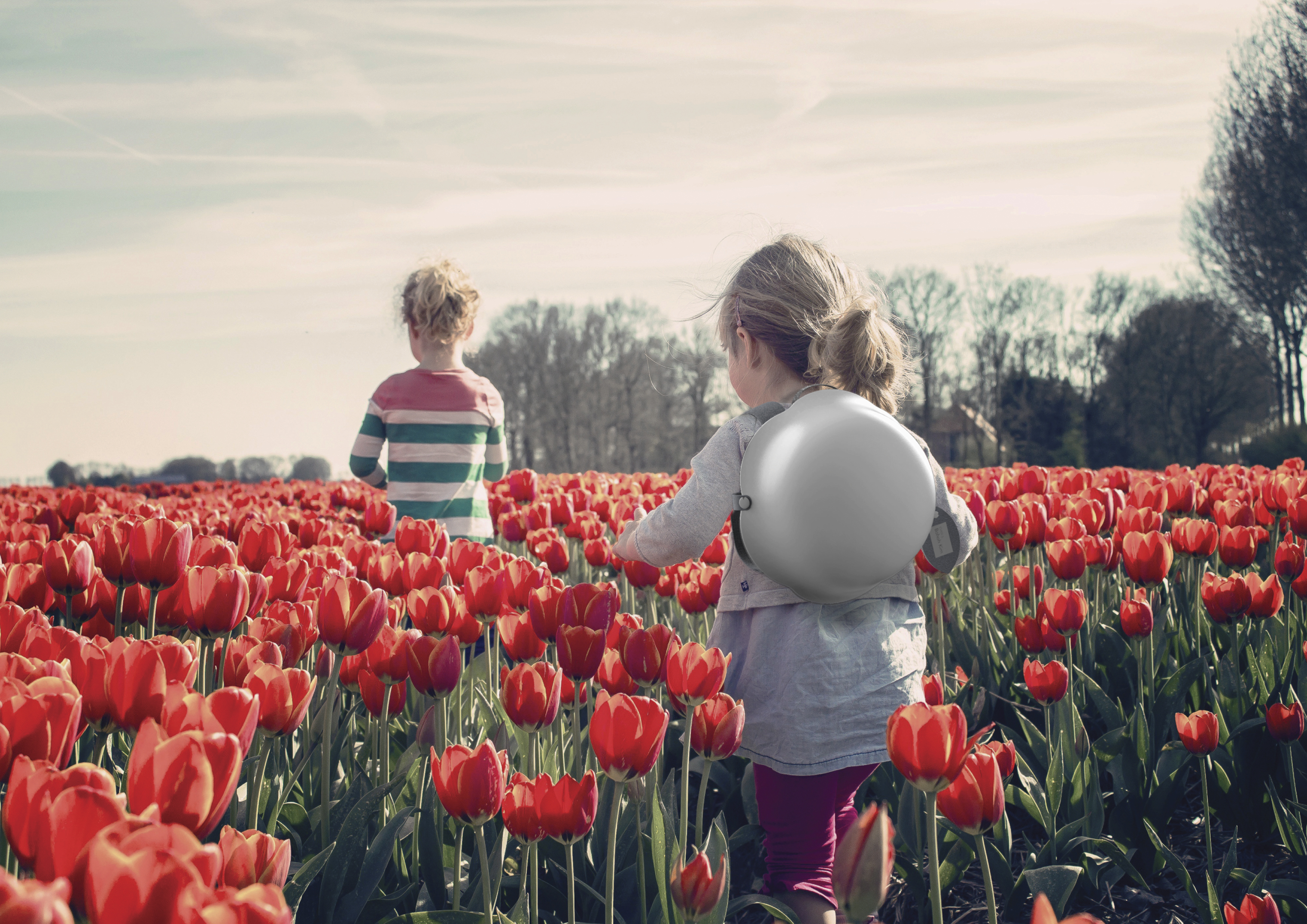 2018 red dot design concept award，Bohoh，safety hat，children，gps，knapsack，