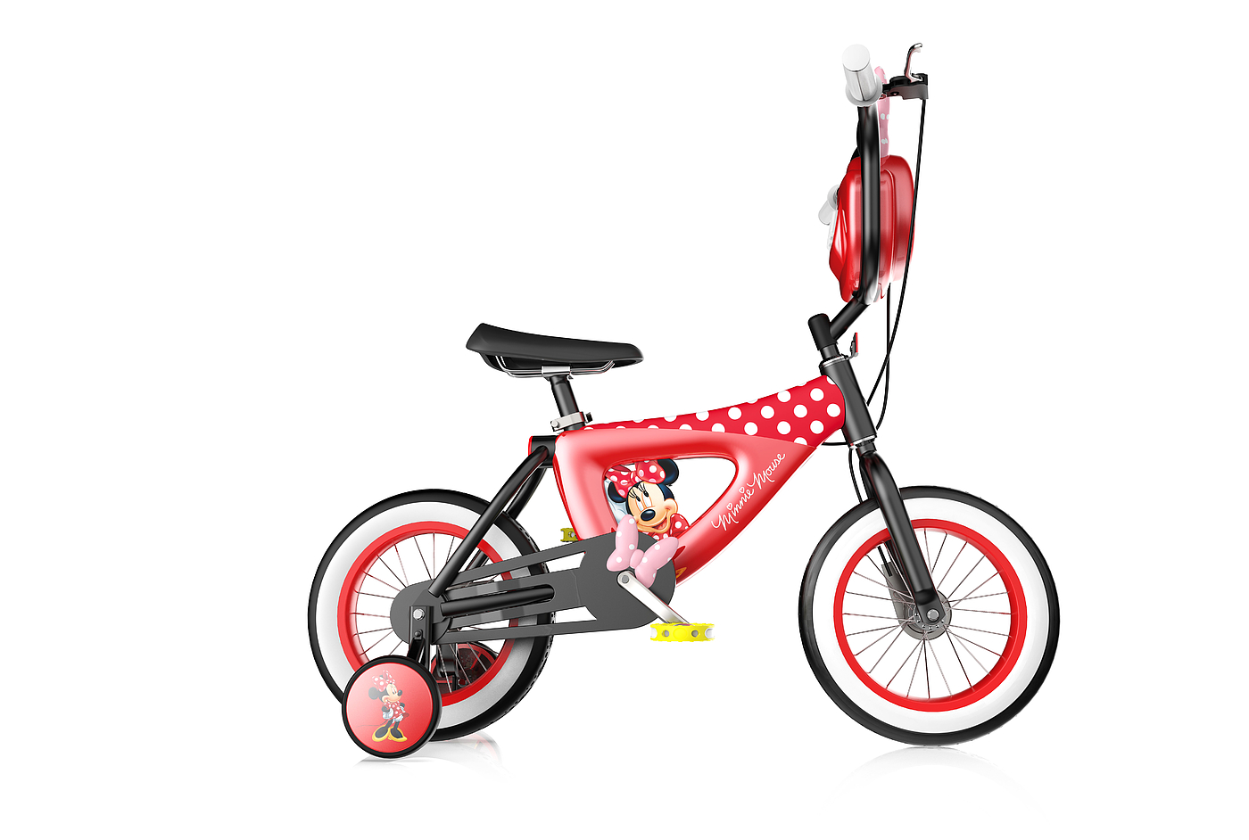 Minnie，Mickey Mouse，Disney，children，Bicycle，Bicycle，Trojan horse，