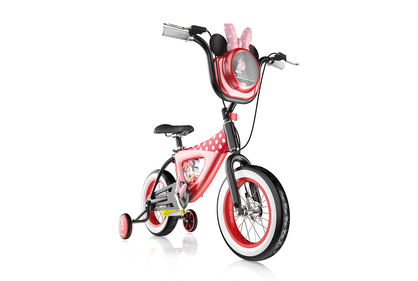 Minnie，Mickey Mouse，Disney，children，Bicycle，Bicycle，Trojan horse，