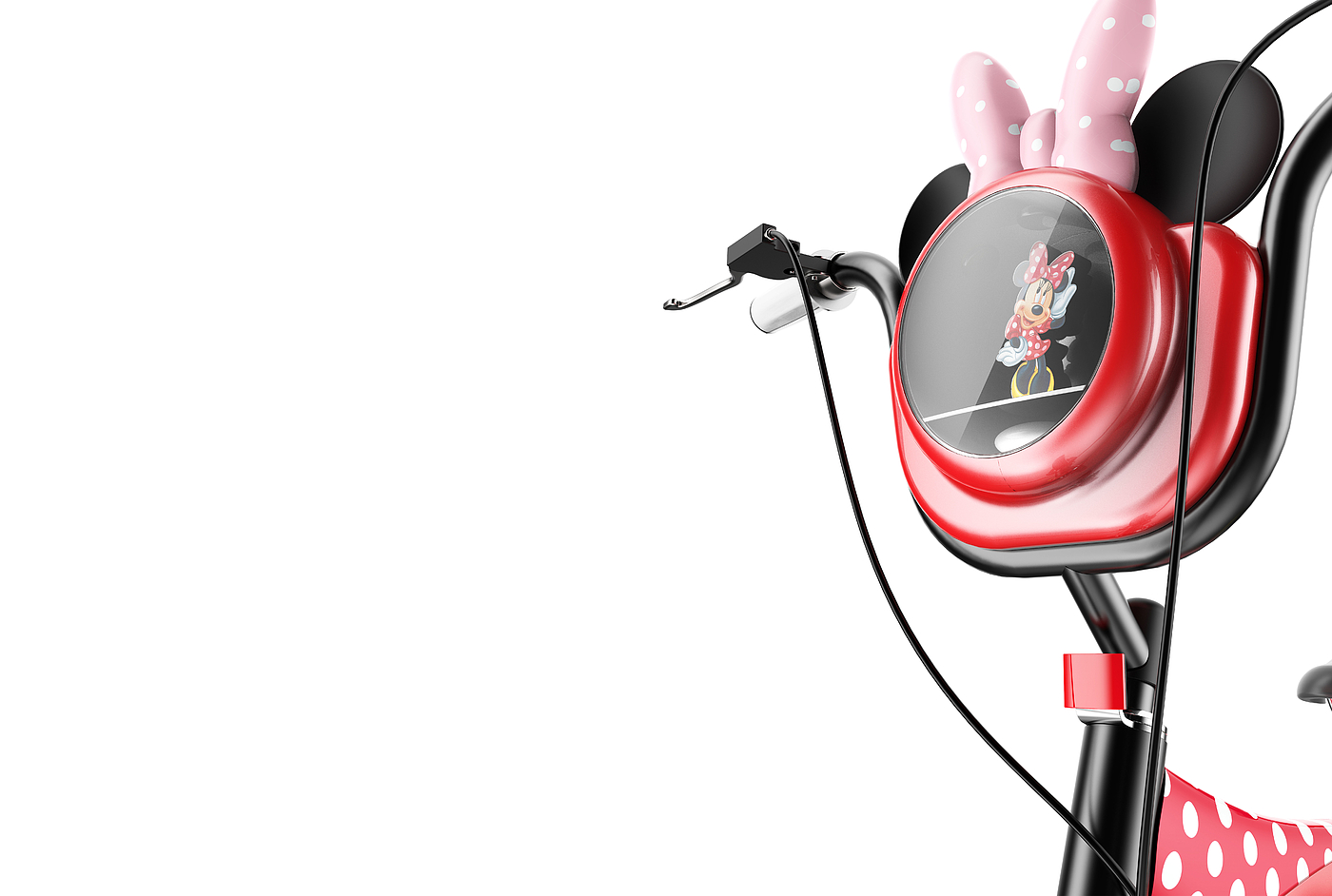 Minnie，Mickey Mouse，Disney，children，Bicycle，Bicycle，Trojan horse，