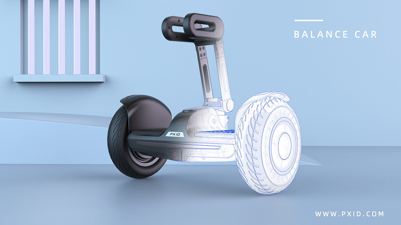 Balance car，Balance car design，Scooter，Scooter design，Electric scooter，Design of transportation tools，