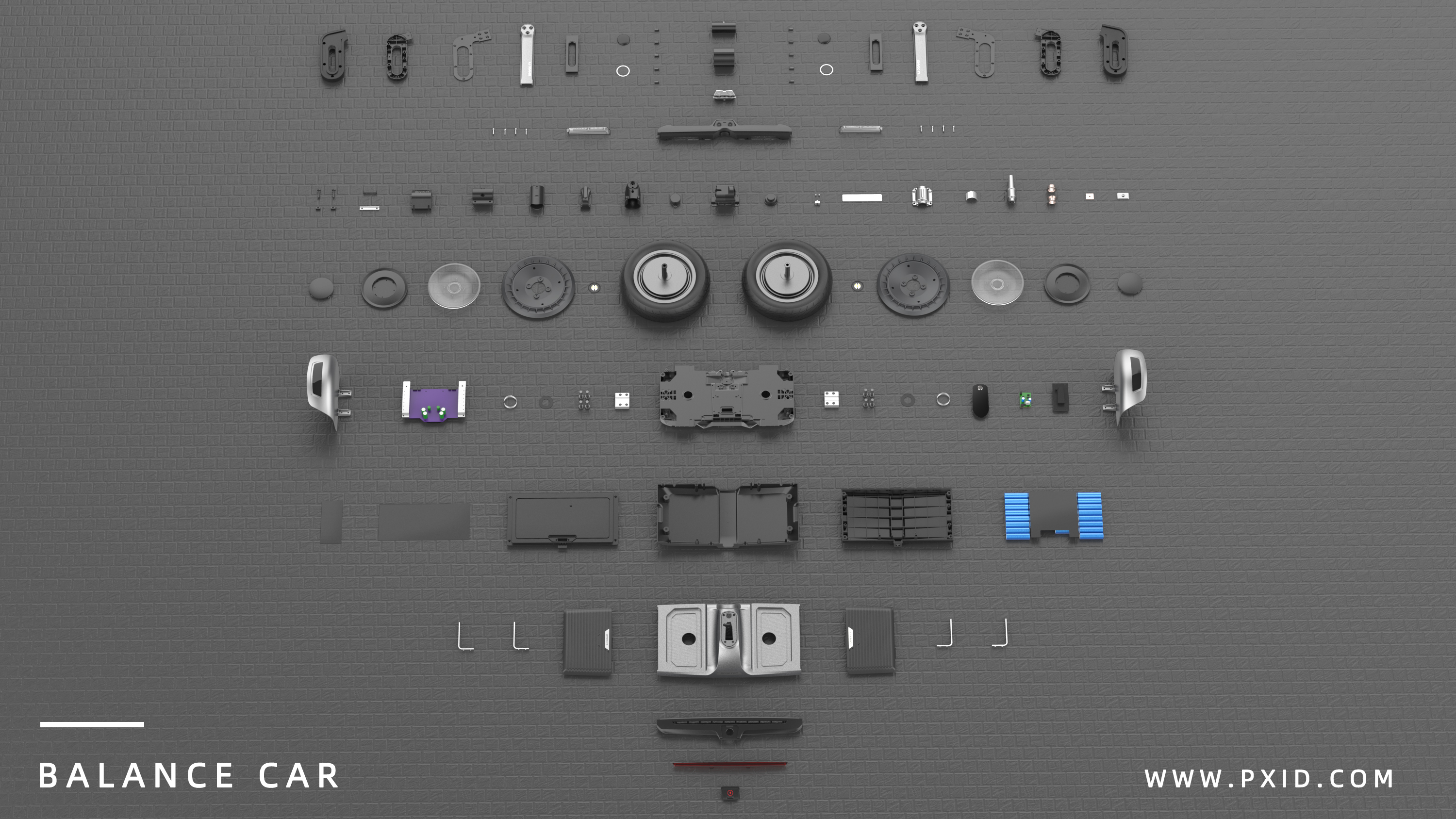 Balance car，Balance car design，Scooter，Scooter design，Electric scooter，Design of transportation tools，