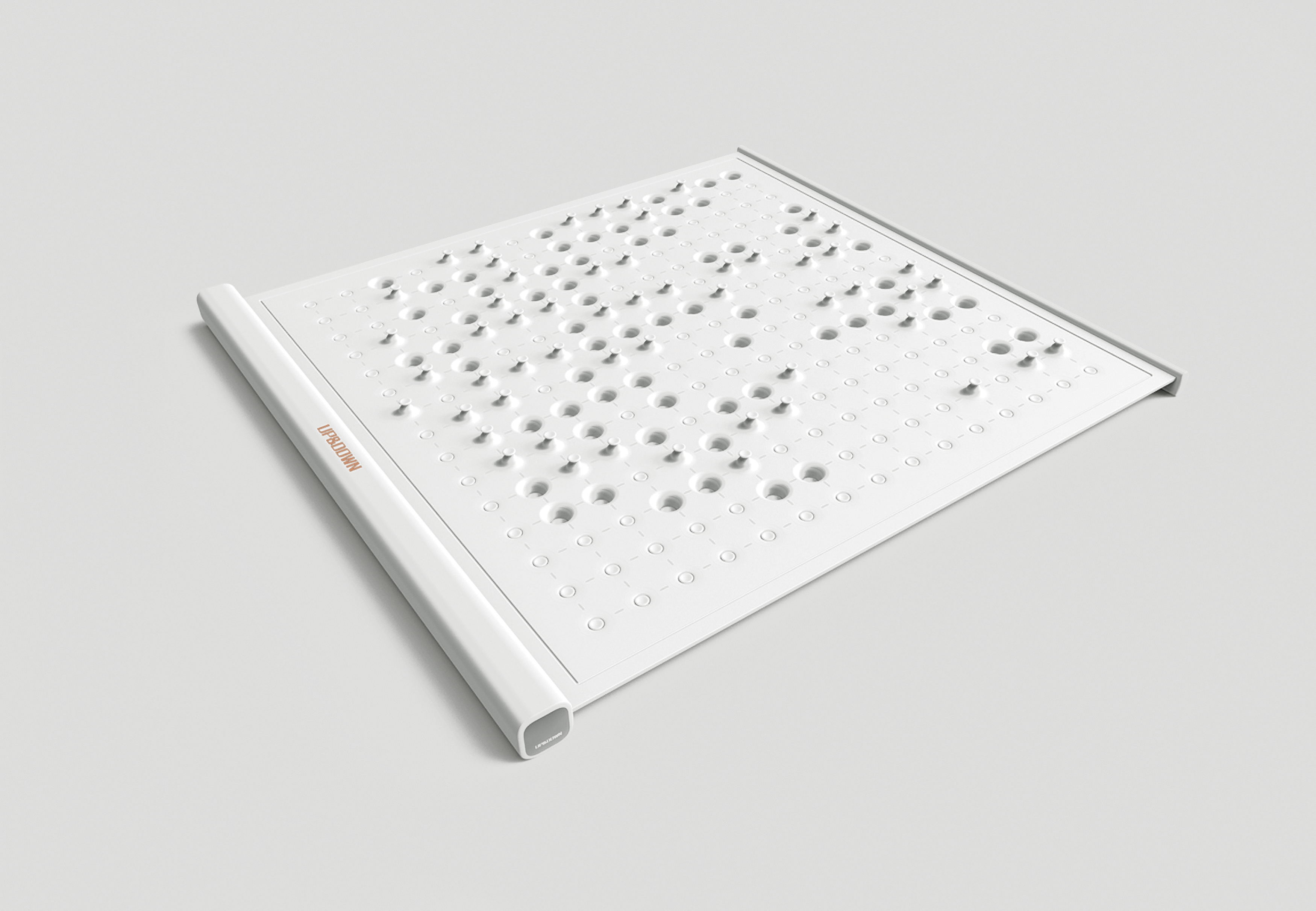 2018 red dot design concept award，Up&Down，Strategic board game，abstract，game，white，