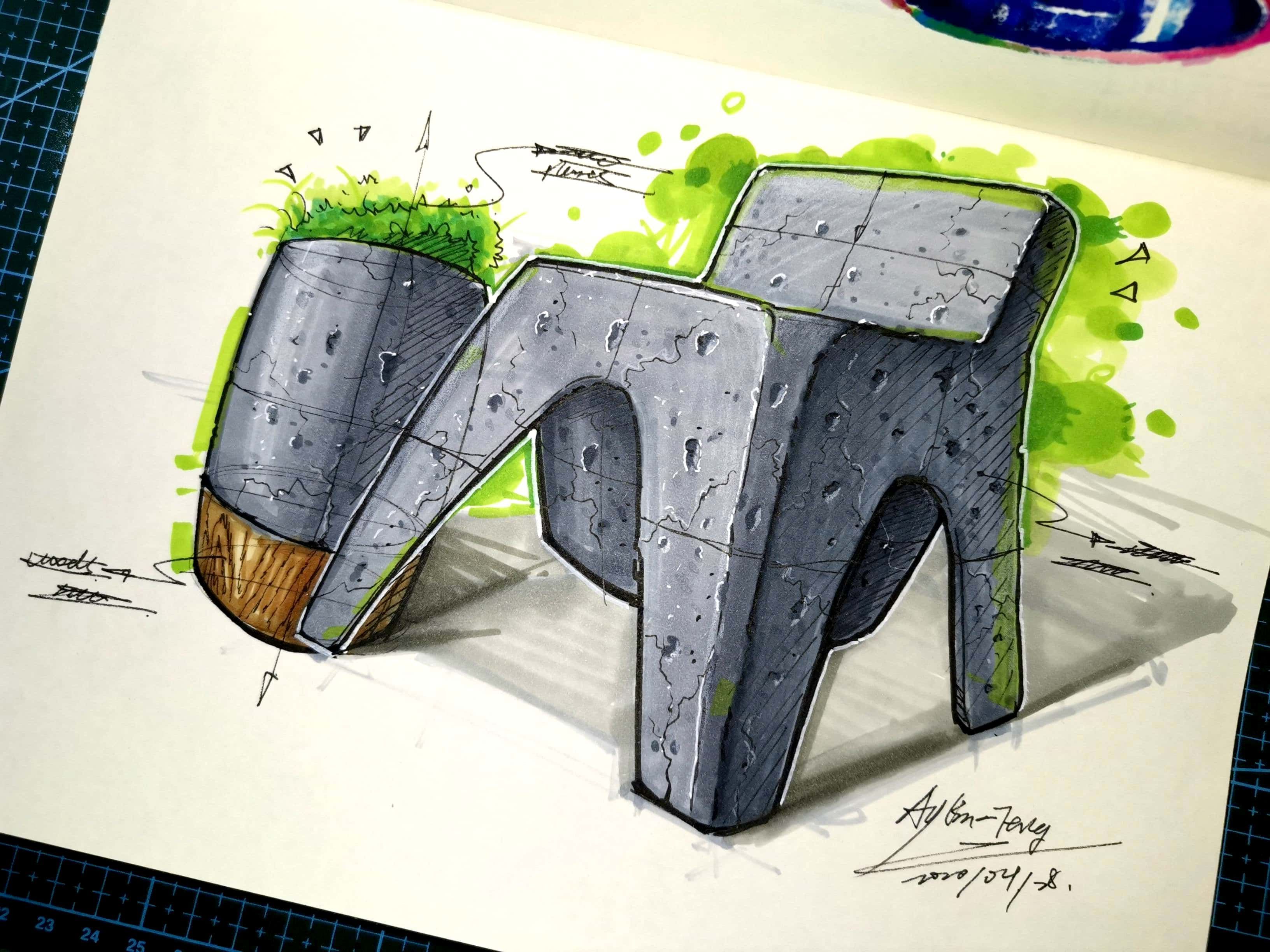 Hand drawn industrial product design，Postgraduate entrance examination for industrial product design，Designer's hand-painted book，Product design sketch，Pursue dream Jiangnan Design Postgraduate Entrance Examination，