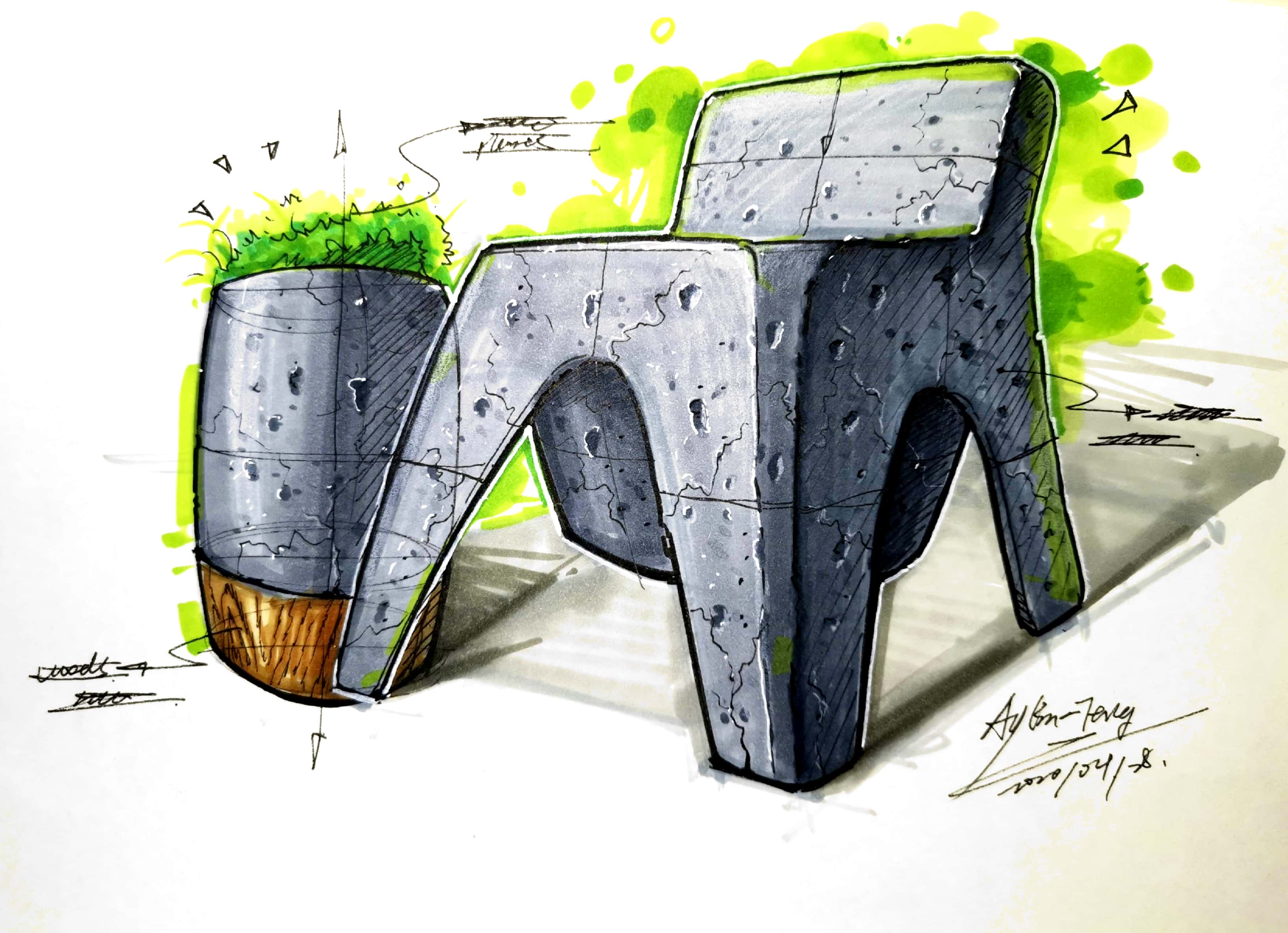 Hand drawn industrial product design，Postgraduate entrance examination for industrial product design，Designer's hand-painted book，Product design sketch，Pursue dream Jiangnan Design Postgraduate Entrance Examination，