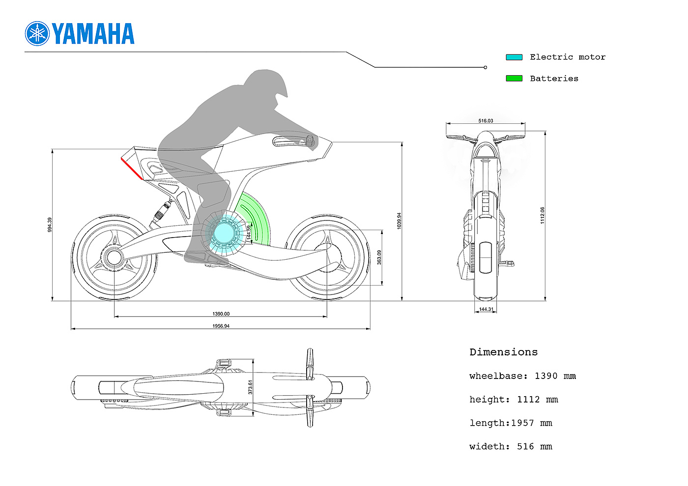 industrial design，Intelligent technology，Motorcycle design，Electric motorcycle design，design sketch，