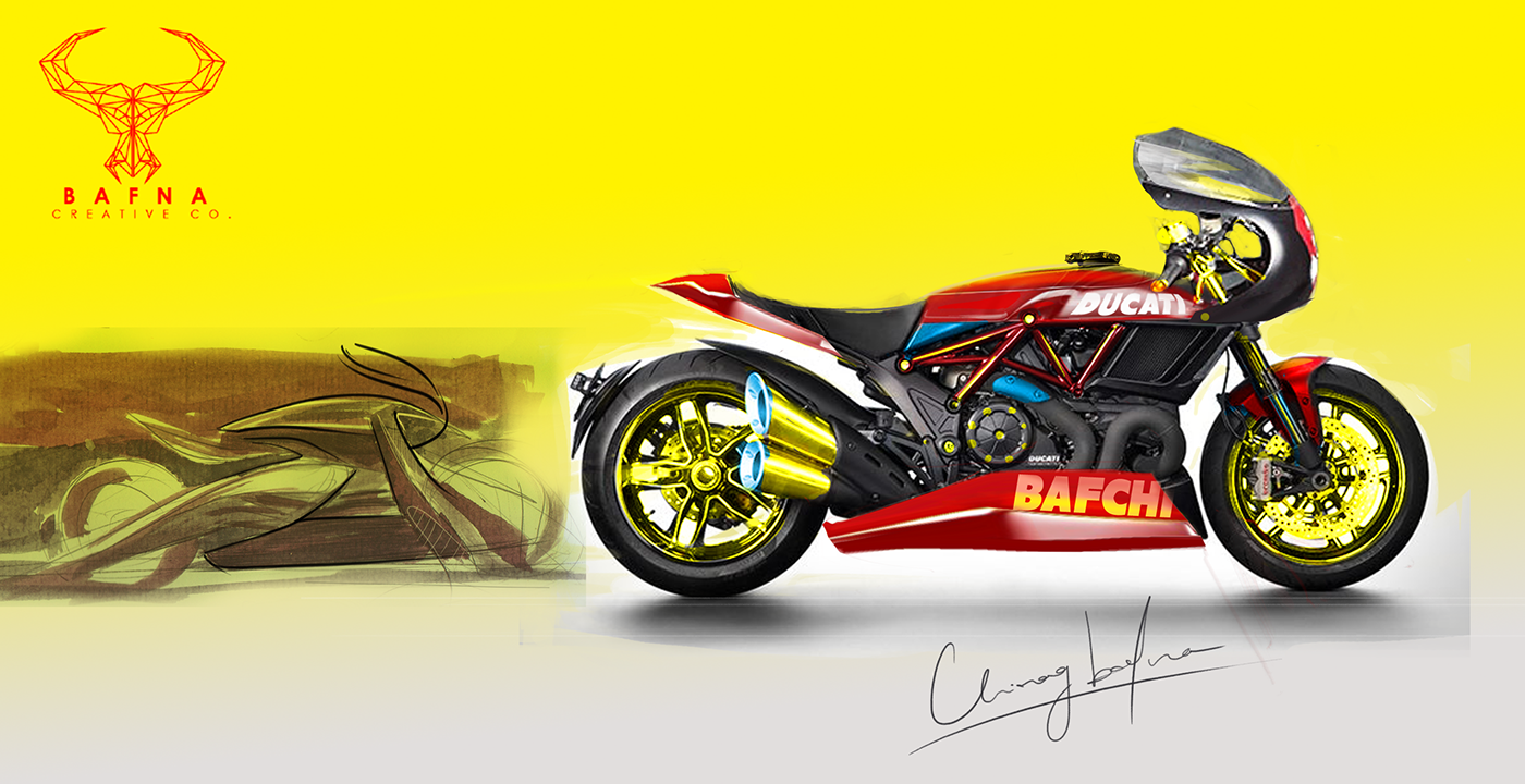 industrial design，Intelligent technology，Motorcycle design，design sketch，Automatic design，