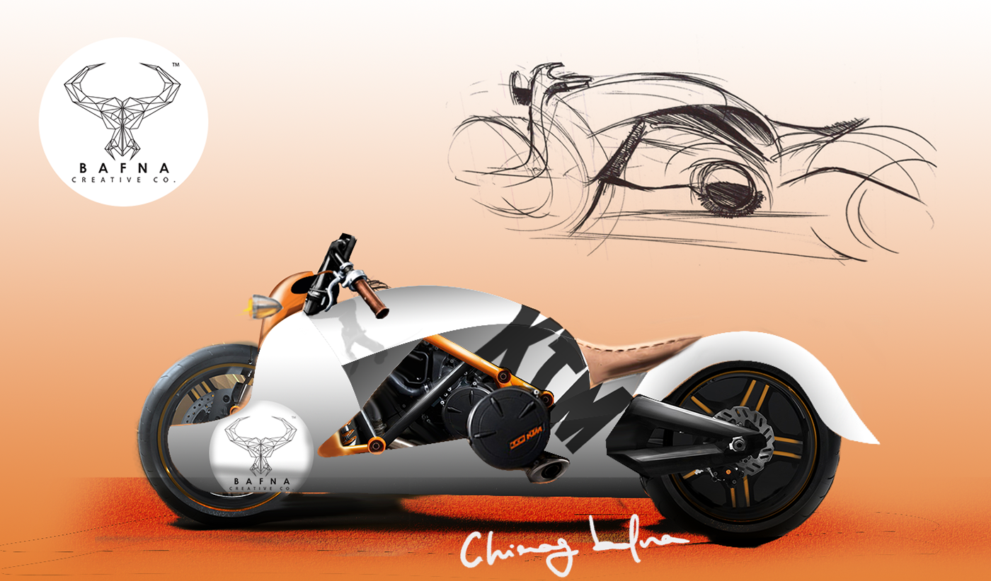 industrial design，Intelligent technology，Motorcycle design，design sketch，Automatic design，