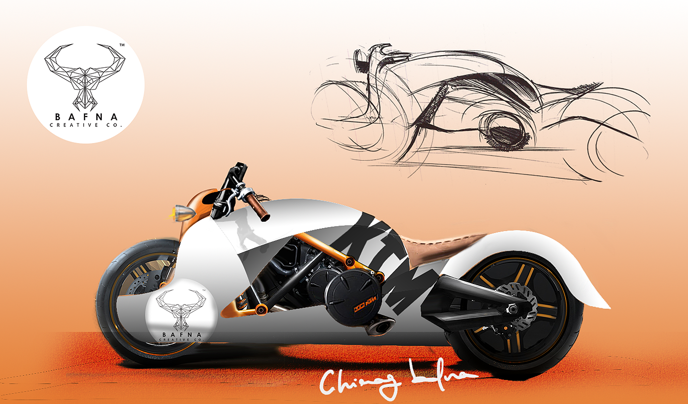 industrial design，Intelligent technology，Motorcycle design，design sketch，Automatic design，