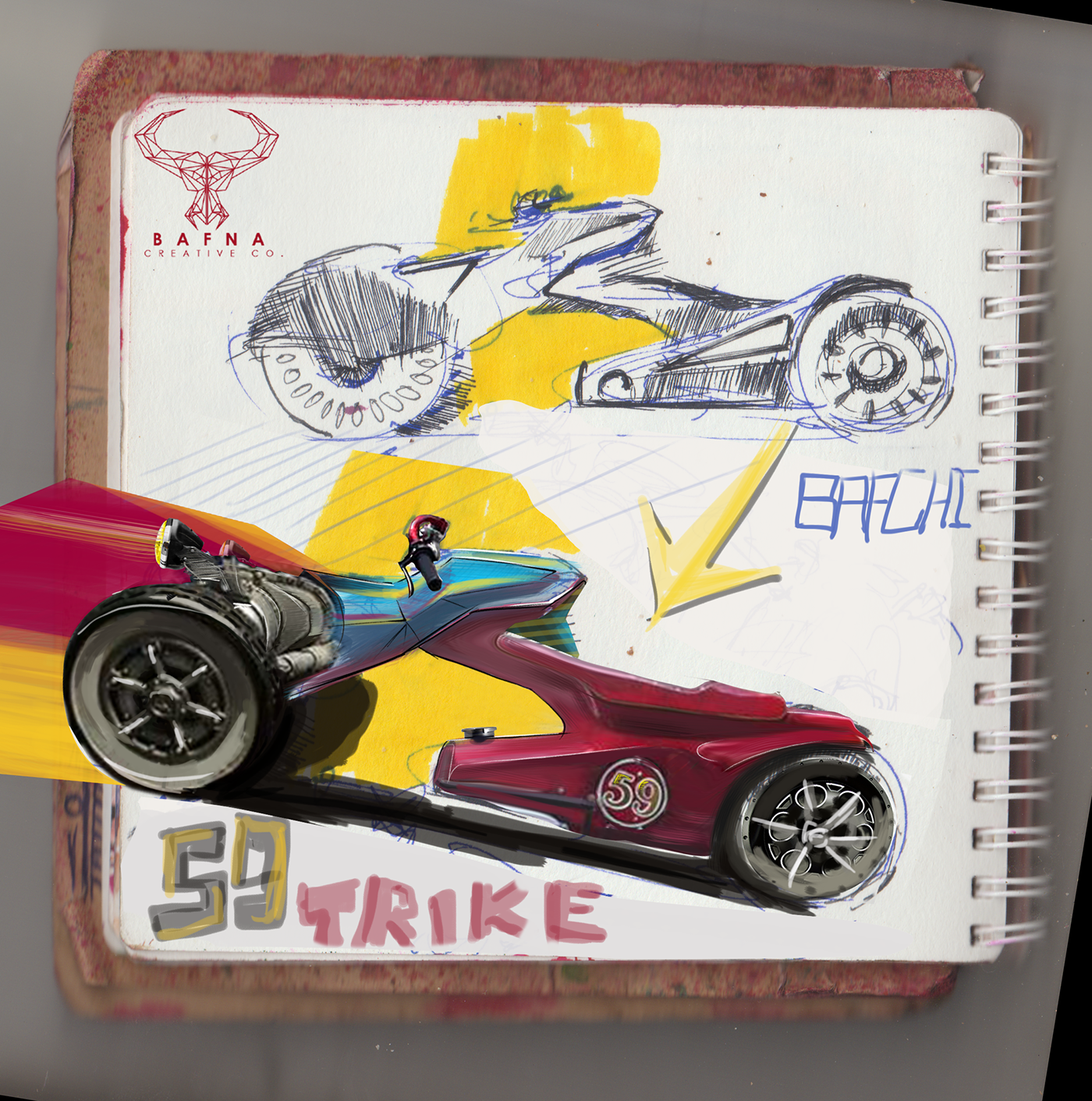 industrial design，Intelligent technology，Motorcycle design，design sketch，Automatic design，