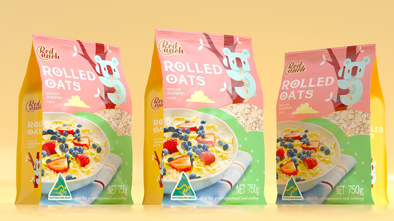 food，oats，healthy，packing design，logo，