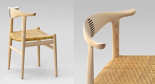 Hans Wiener，Danish furniture，chair，Wooden home，