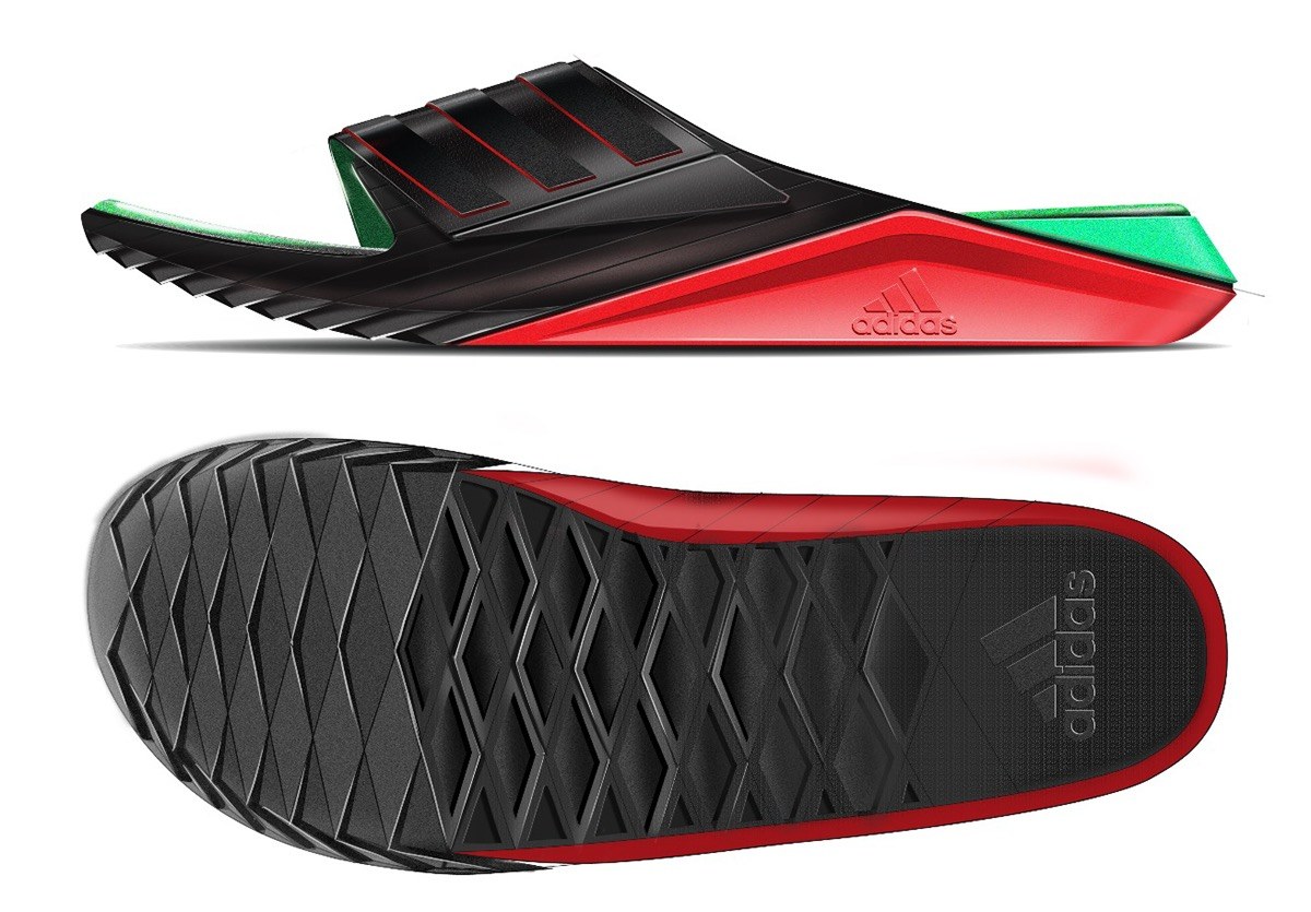 Outdoor design，motion，comfortable，product design，slipper，Hand drawn，