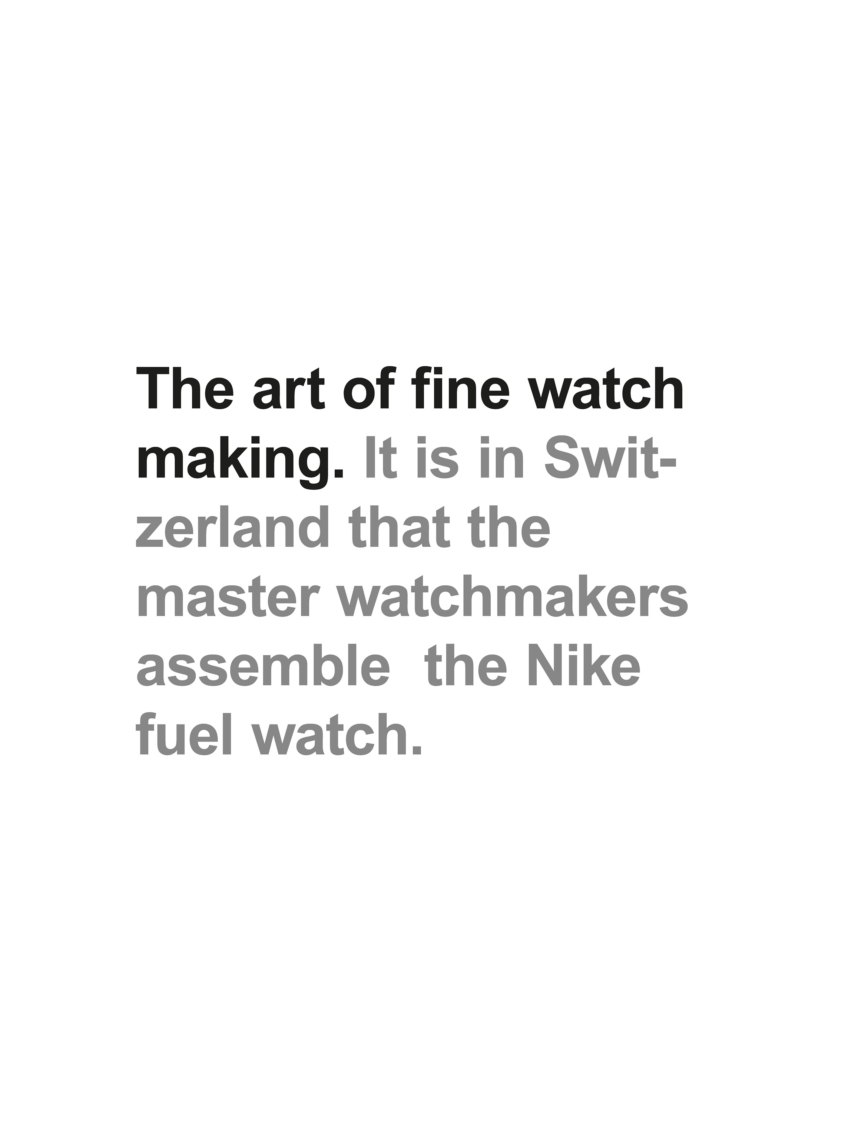 Intelligent Watch，Nike，motion，
