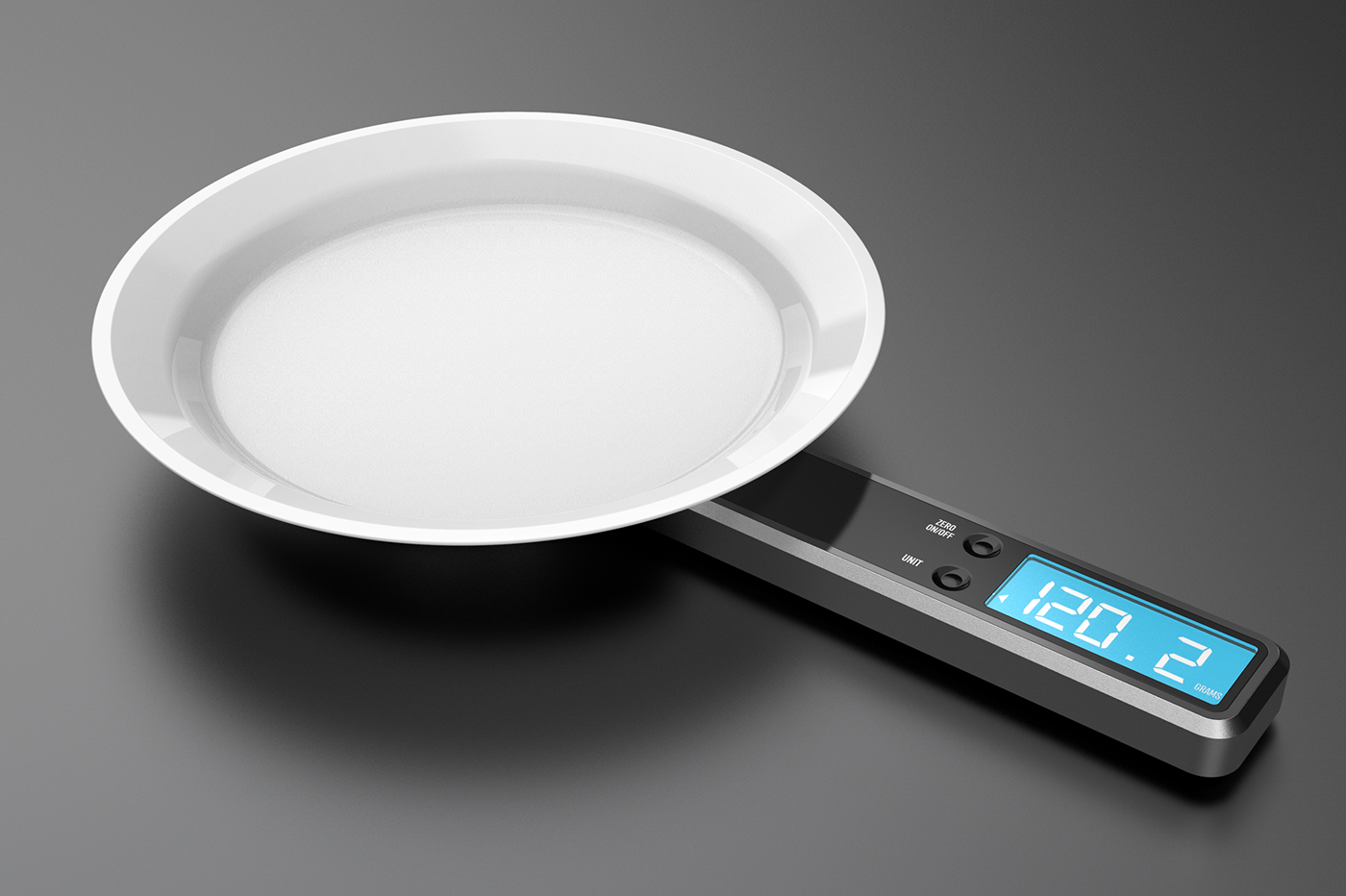 Kitchen Scale，Gauge，black，