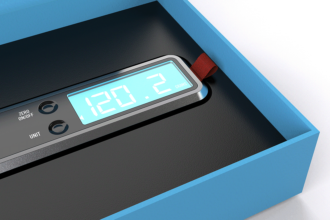 Kitchen Scale，计量器，黑色，