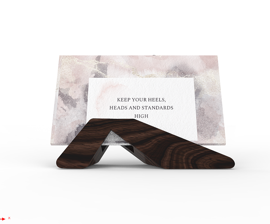 A thoughtful business card holder，