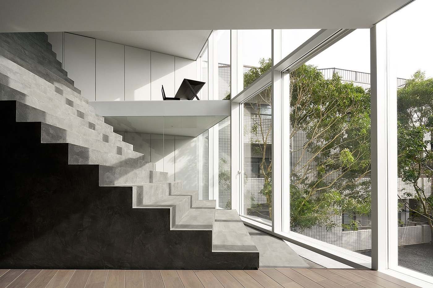 恩多楼梯之家，Stairway House，建筑，极简主义，