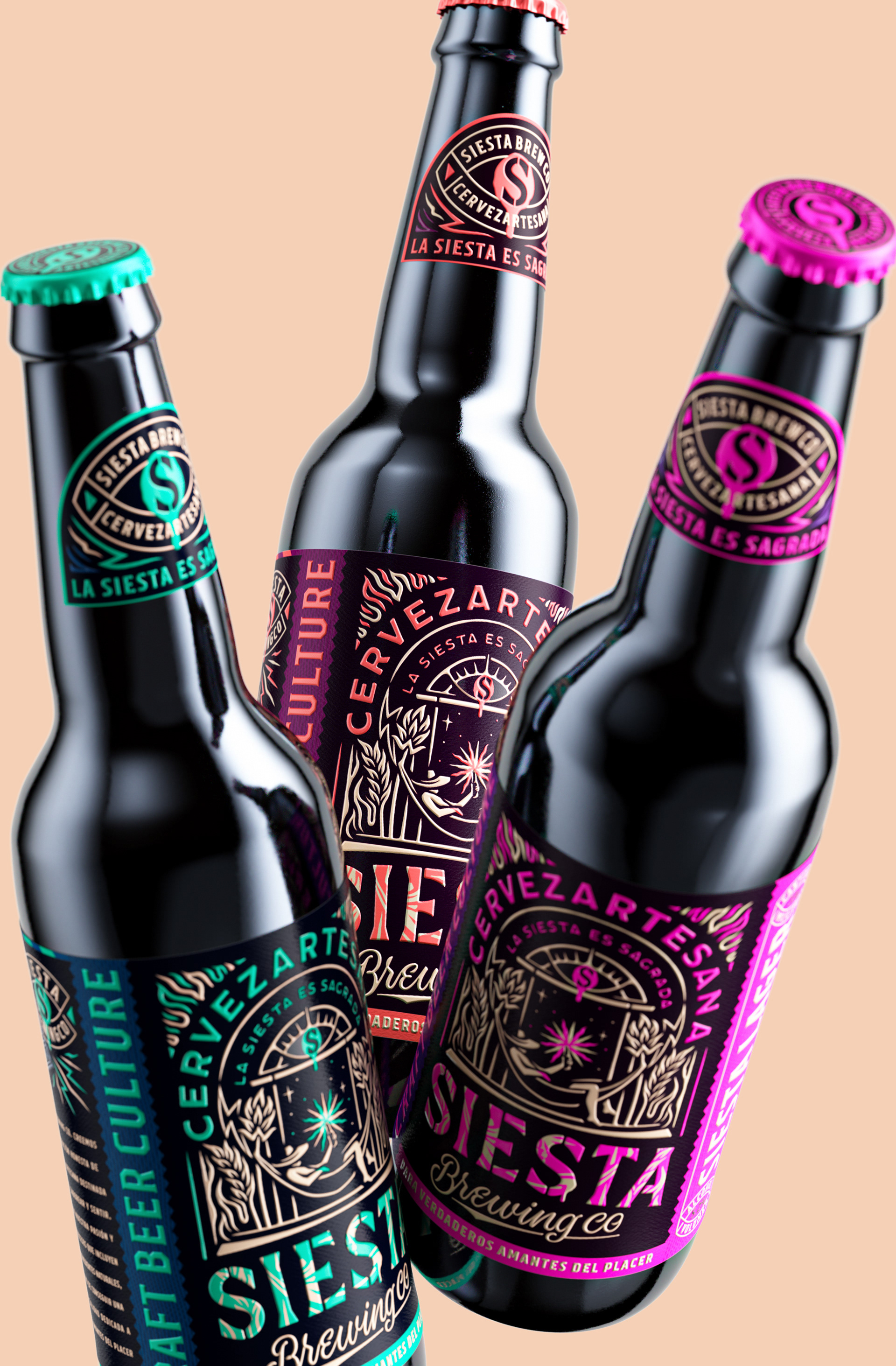 Brand design，visual effect，Beer，packing，